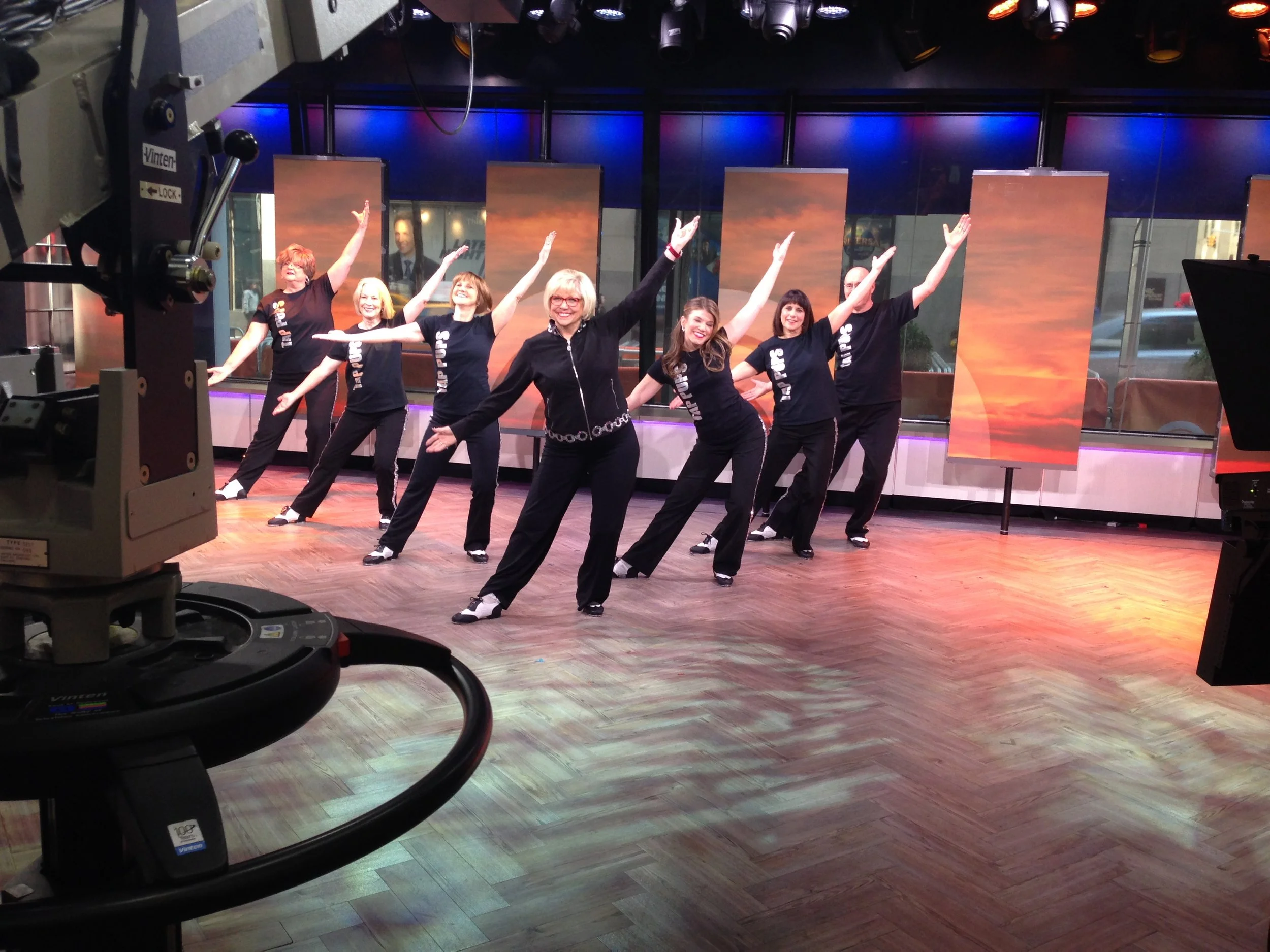 Vicki's Tap Pups Today Show.jpg