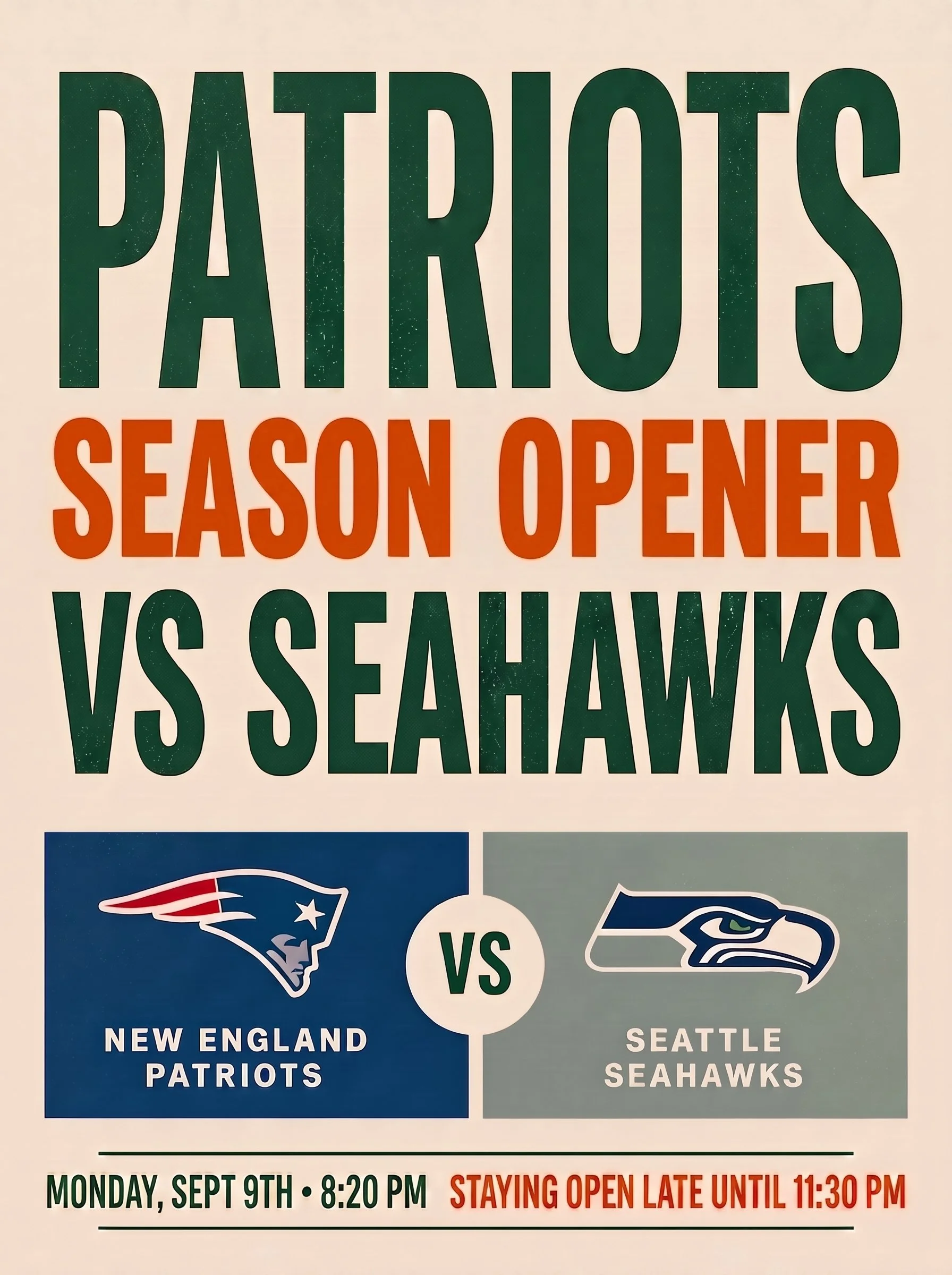 Patriots Season Opener
