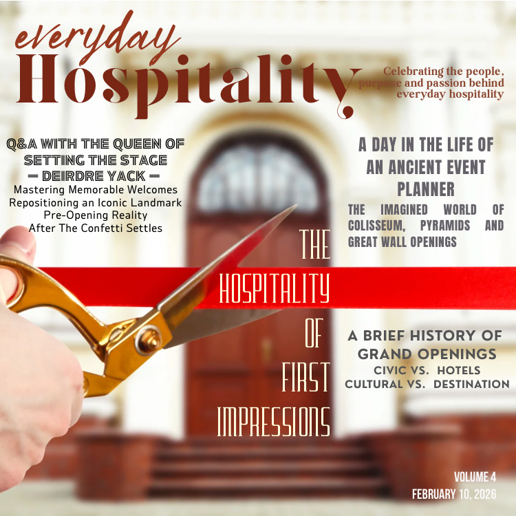 The Hospitality of Introduction - featuring a Q&amp;A with Deirdre Yack about the art of Grand Openings