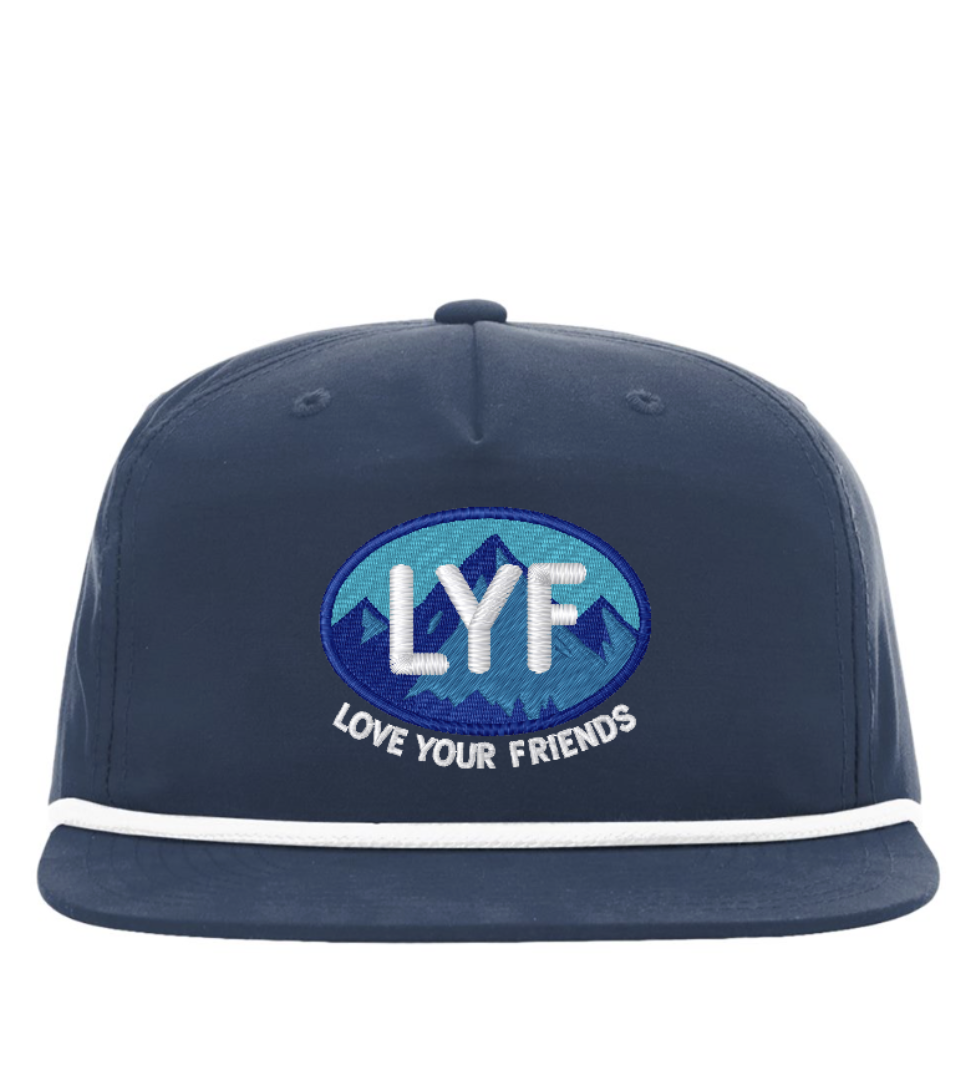 Navy w/WhiteRope Hat