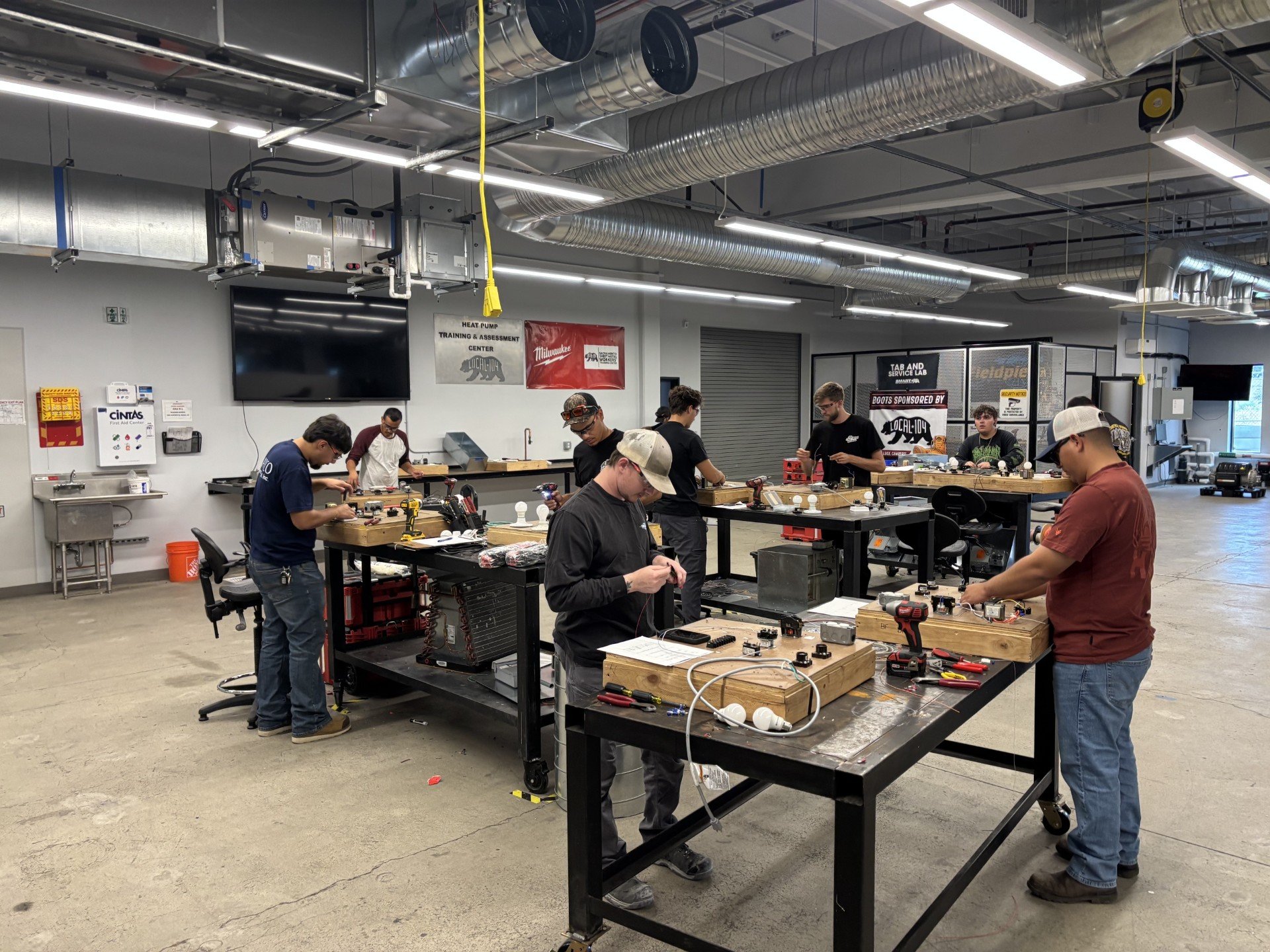 SMART service class controls wiring lab