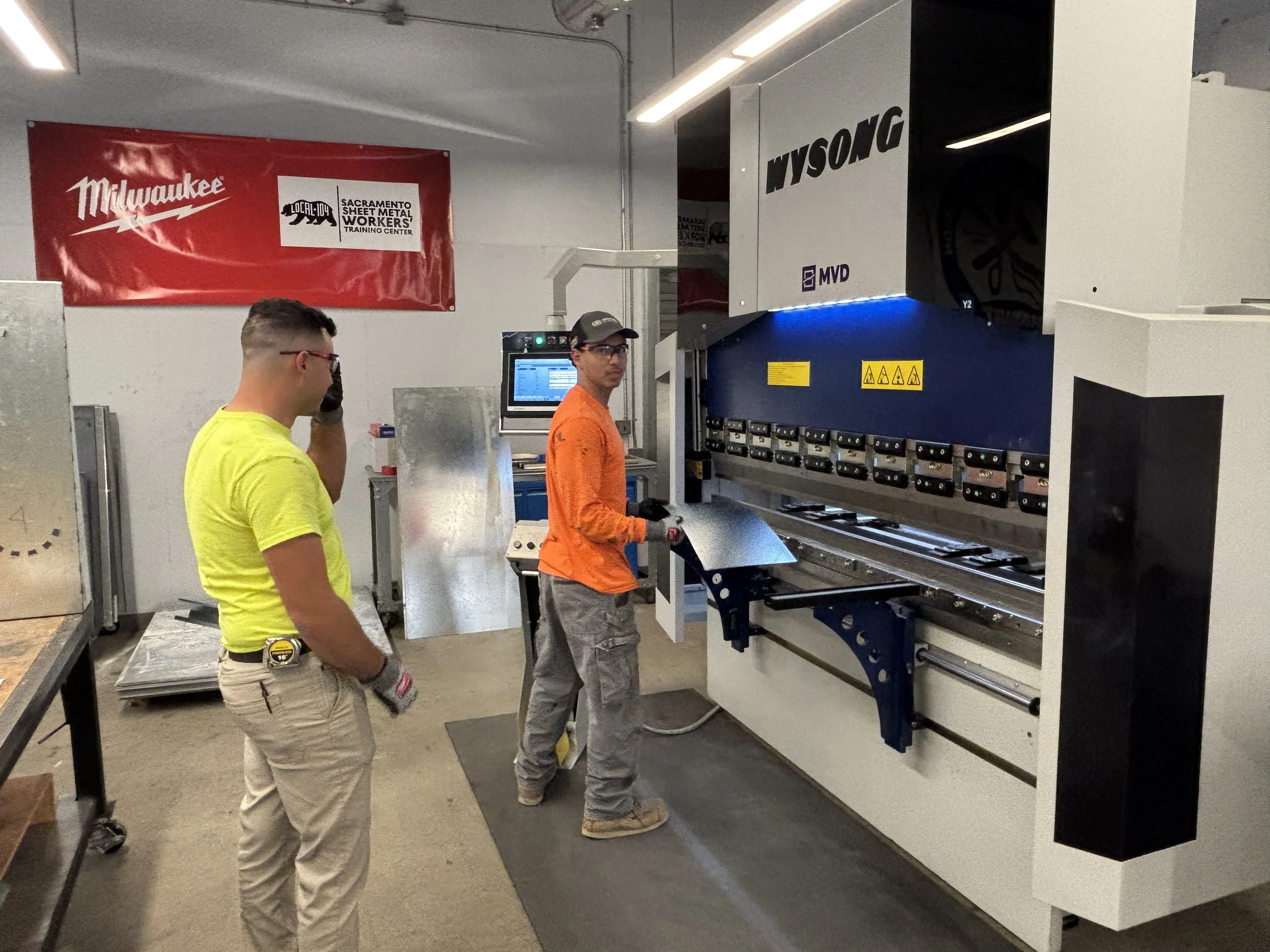 Precision in Practice: Third-Year Apprentices Master Press Brake Operations