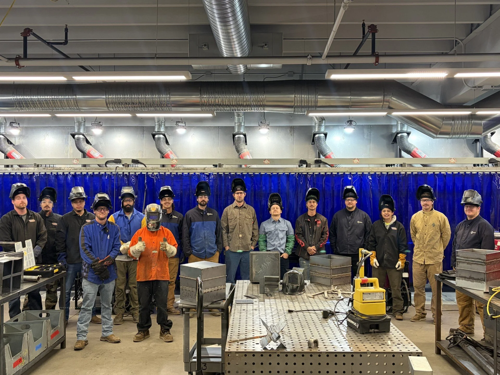 Fourth-Year Sheet Metal Apprentices Advance Their GMAW Welding Skills