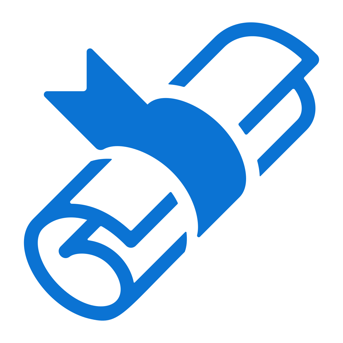 Icon of a CSI magnifying glass over a rolled-up blueprint.