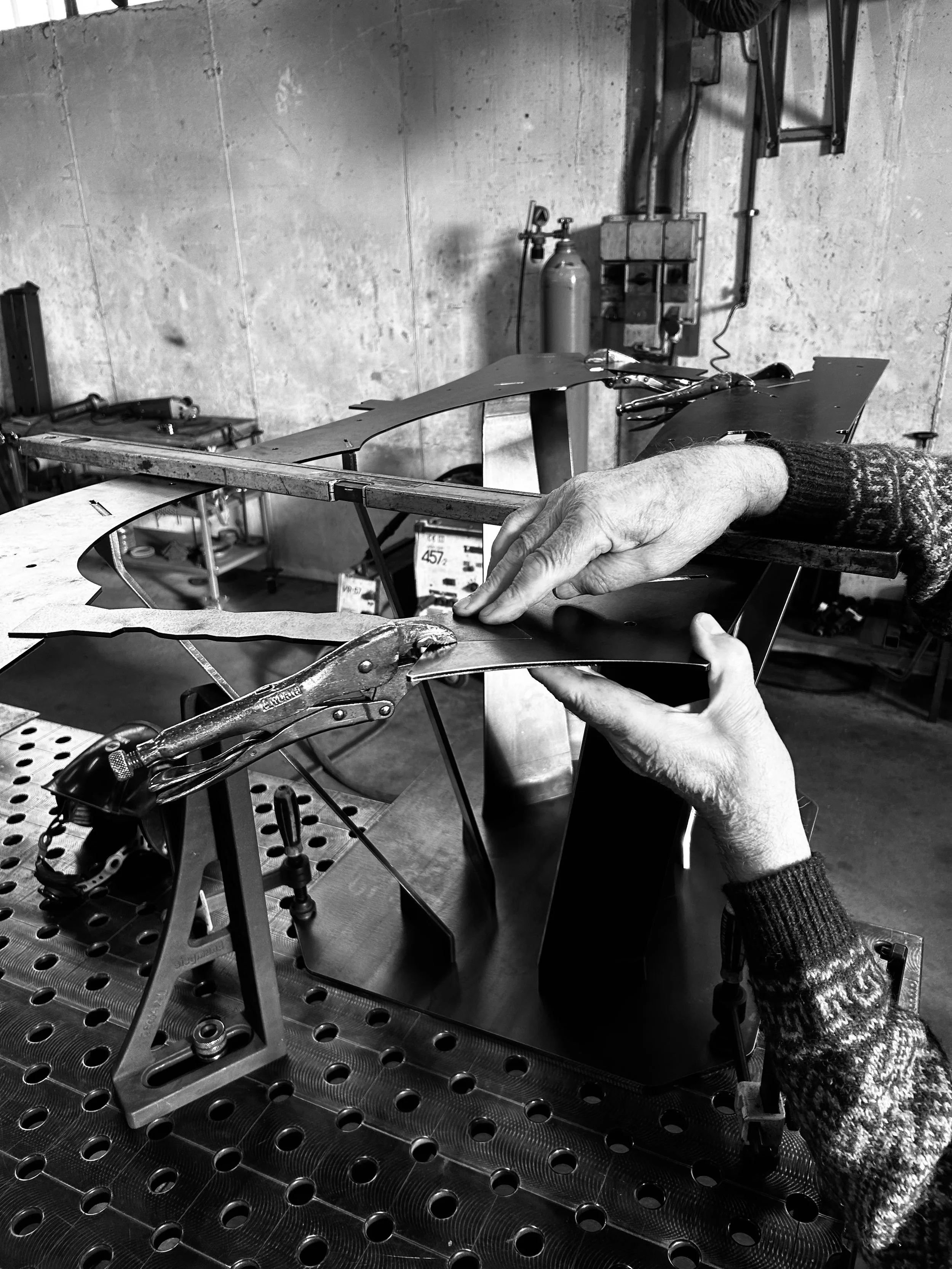 Tavolo artigianale in ferro a Treviso