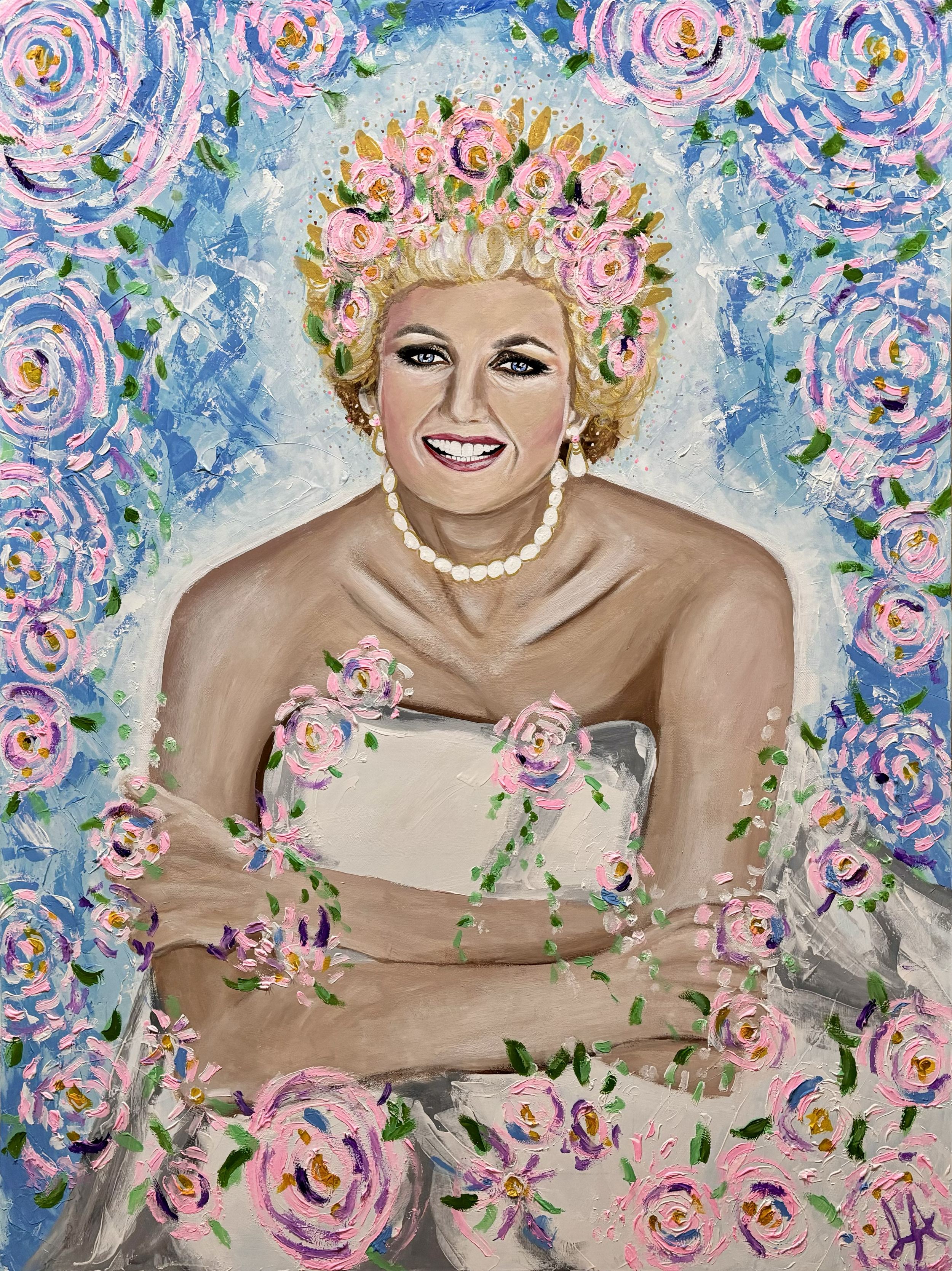 - Princess Diana 36 x 48 in