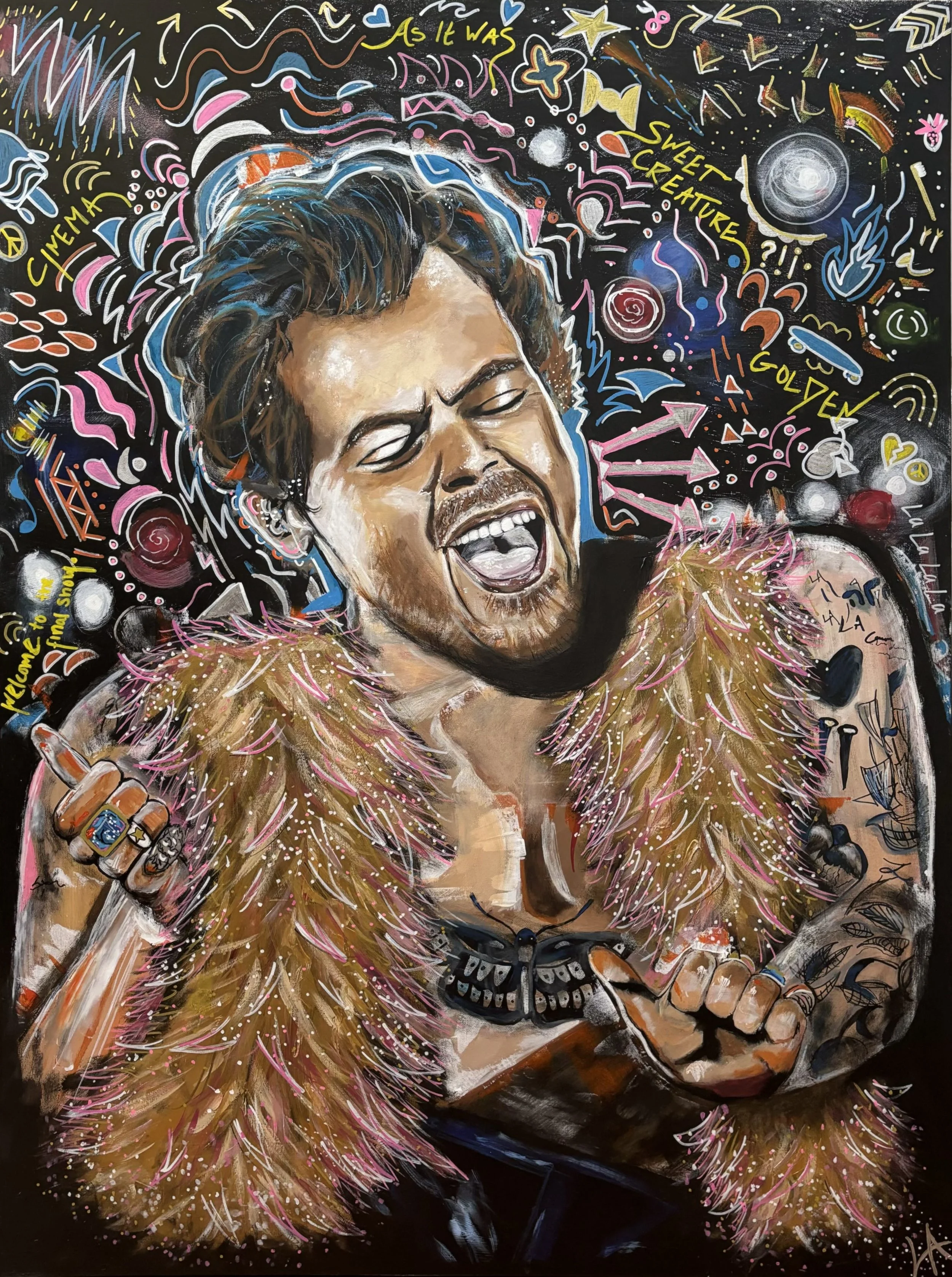- Harry Styles 36 x 48 in