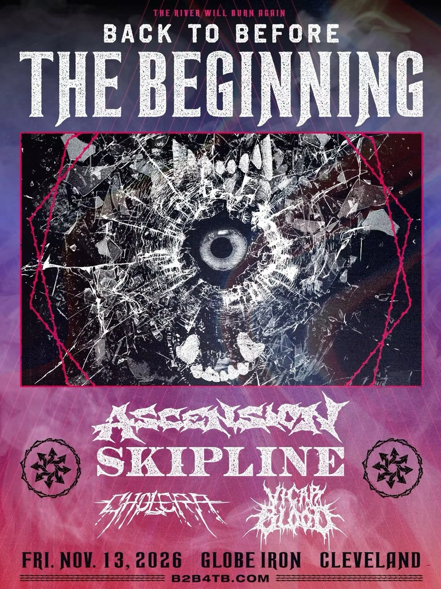 Full lineup announced!
Ascension, Skipline, Cholera and Vicar Blood
Globe Iron Cleveland Ohio LFG 
@ascensionclevo 
@skipline_cle 
@choleracle 

Info and tickets in bio 🤘😤