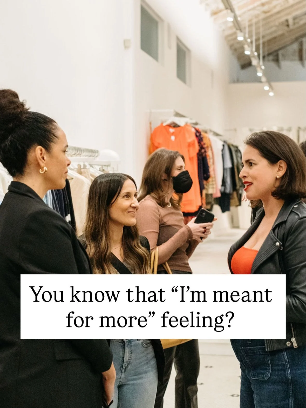 You know that &ldquo;I&rsquo;m meant for more&rdquo; feeling?

That tug that says you&rsquo;re ready for the next level, but you&rsquo;re not totally sure what that looks like or how to get there?

That&rsquo;s exactly why I created the Made for More