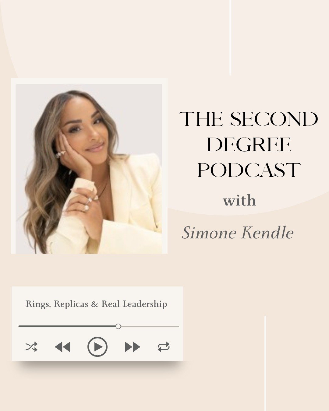 The Second Degree podcast is back and @emilyamerrell chats with @simonekendle, founder of @wove_made to talk custom engagement rings, replica try-ons, lab-grown diamonds, entrepreneurship, team culture, and women-led leadership.

If you love honest d