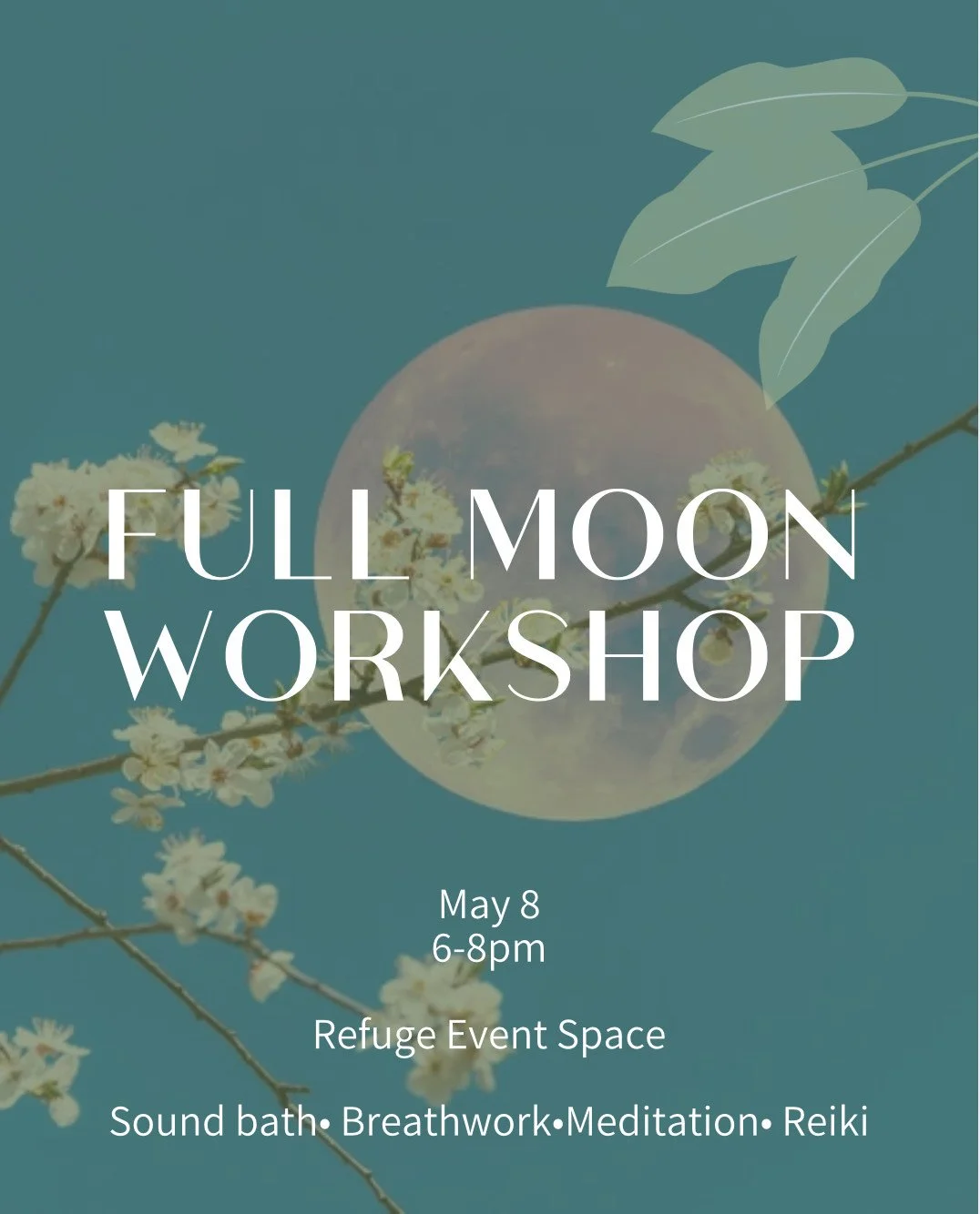 Full Moon Workshop & Soundbath 🌕