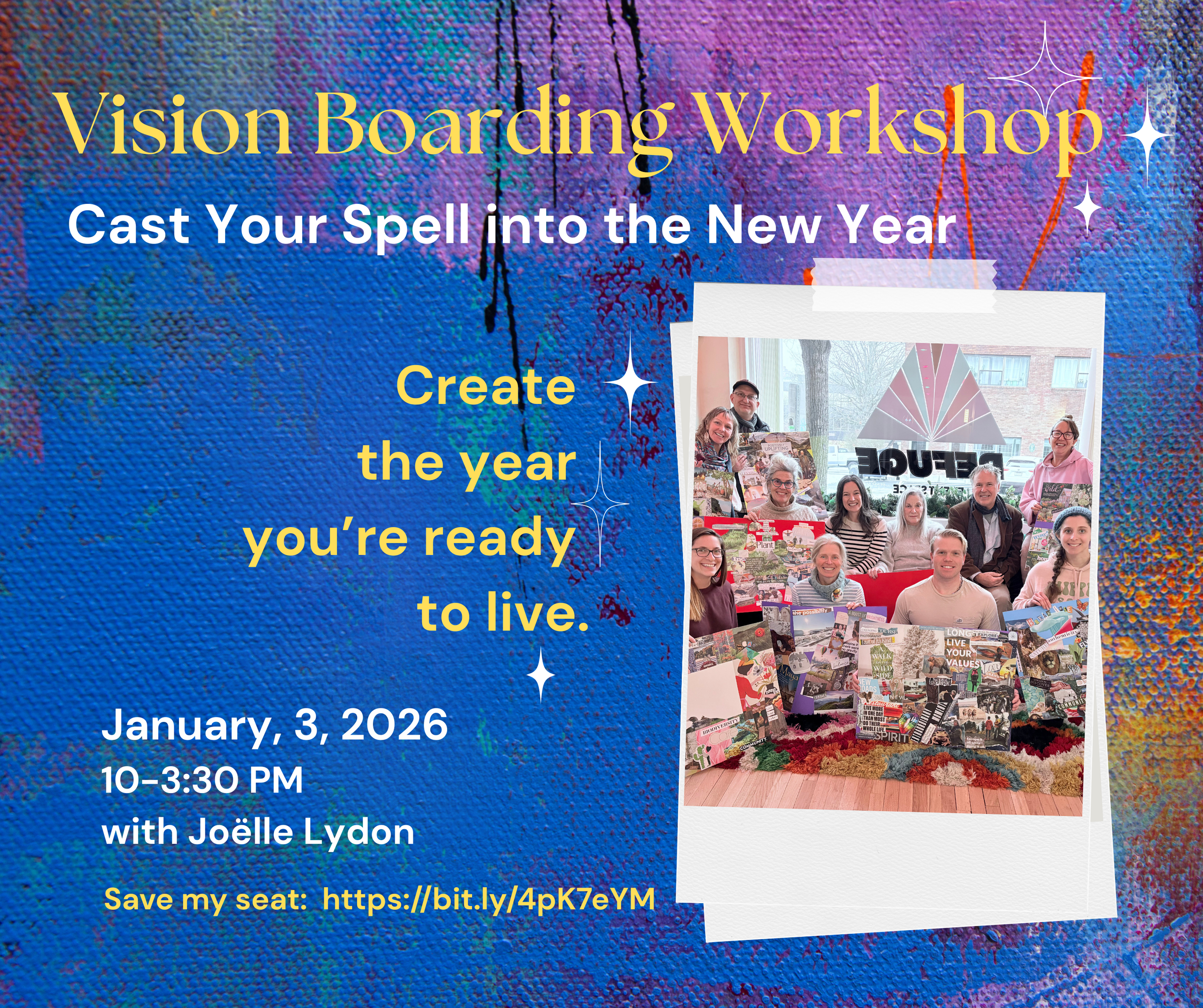 Vision Boarding Daylong Workshop: Cast Your Spell into the New Year