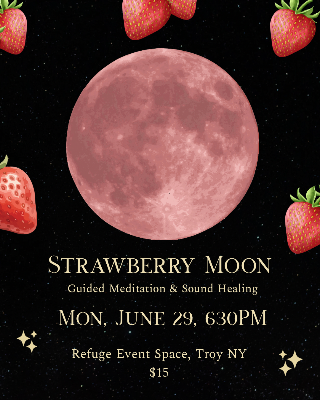 🍓🌕 STRAWBERRY MOON MEDITATION 🌕🍓
