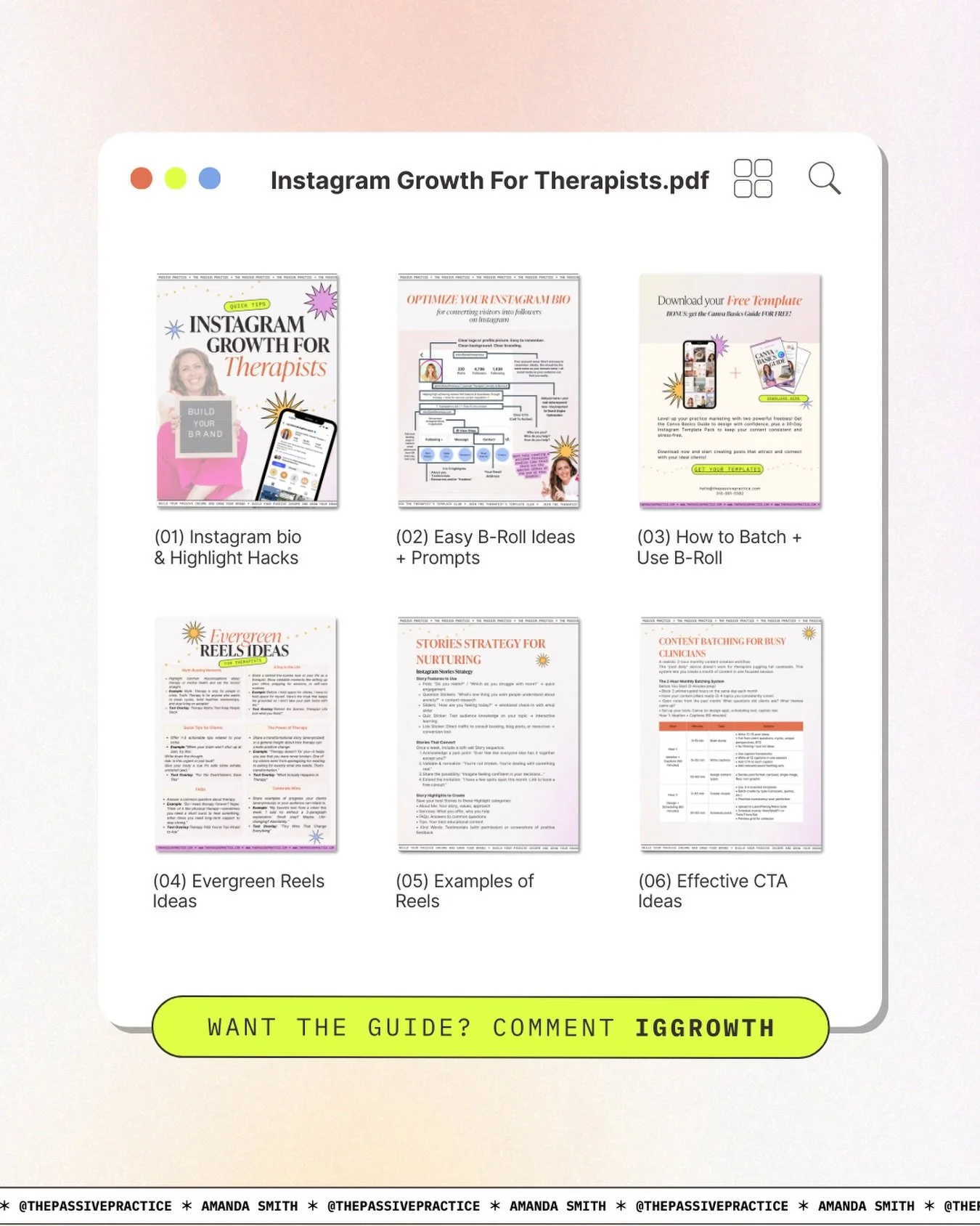 Can I be honest with you for a second?

You don't need another person telling you to "just be consistent" on Instagram. You already know that. What you need is someone to actually show you WHAT to post, HOW to batch it so it doesn't eat you