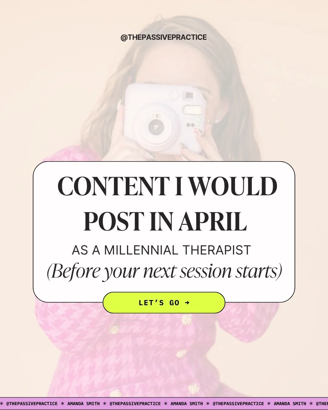 Comment IGGROWTH below and I will send you the free Instagram Growth Guide so you always know what to post next. 

Don&rsquo;t forget to use these Five content ideas written specifically for millennial therapists in private practice that you can actu
