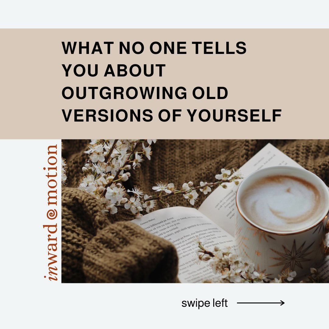 Growth doesn&rsquo;t always feel light or empowering right away. Sometimes becoming a more aligned version of yourself brings confusion, tenderness, or grief for who you used to be.

If this carousel resonated, you&rsquo;re not doing anything wrong. 