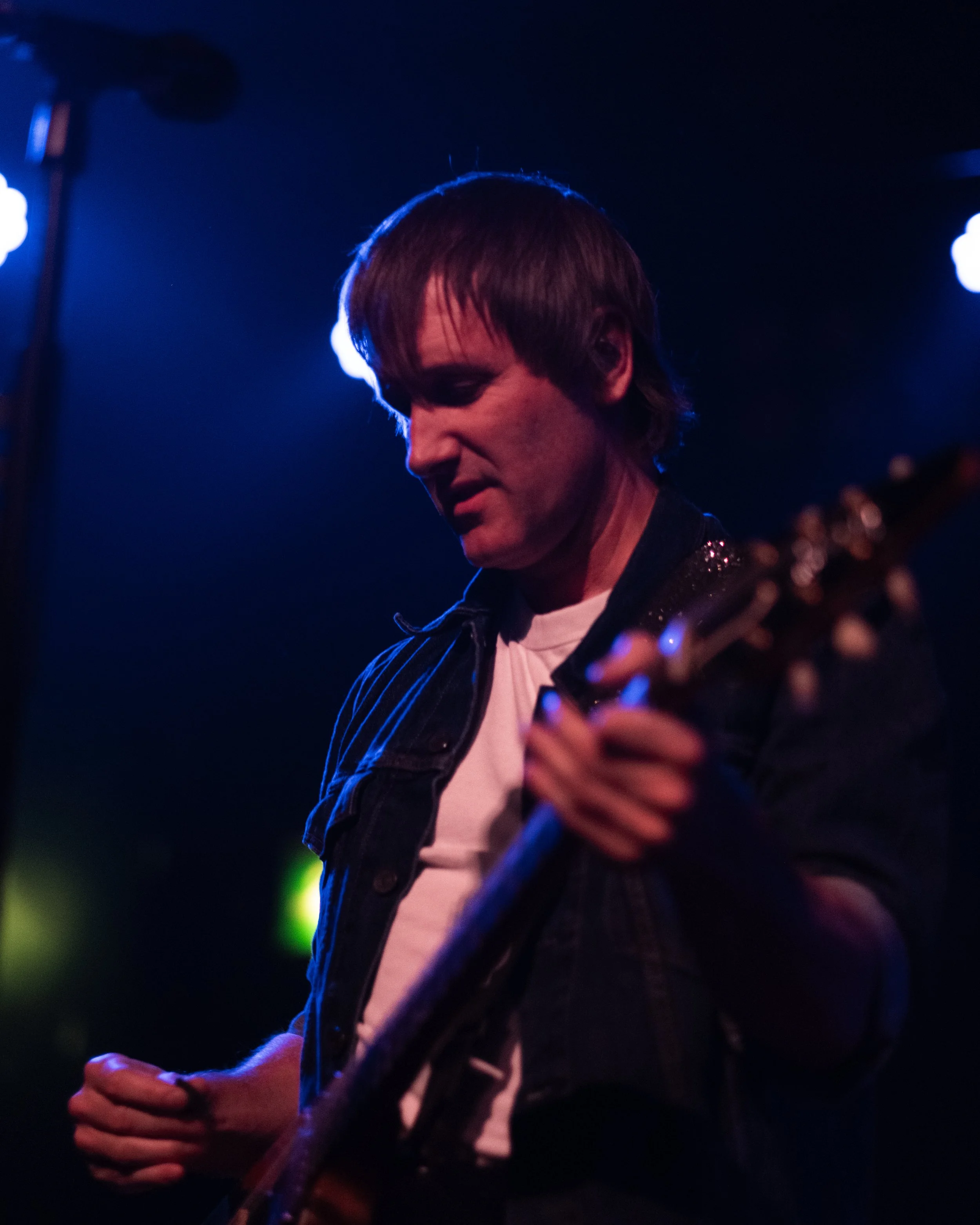 Tim Wheeler lead singer & guitarist from Ash playing live at the Scala London Kings Cross
