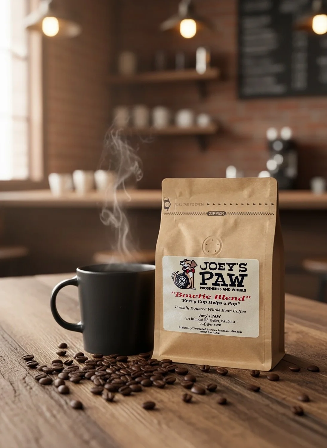 Joey’s PAW Coffee Collab