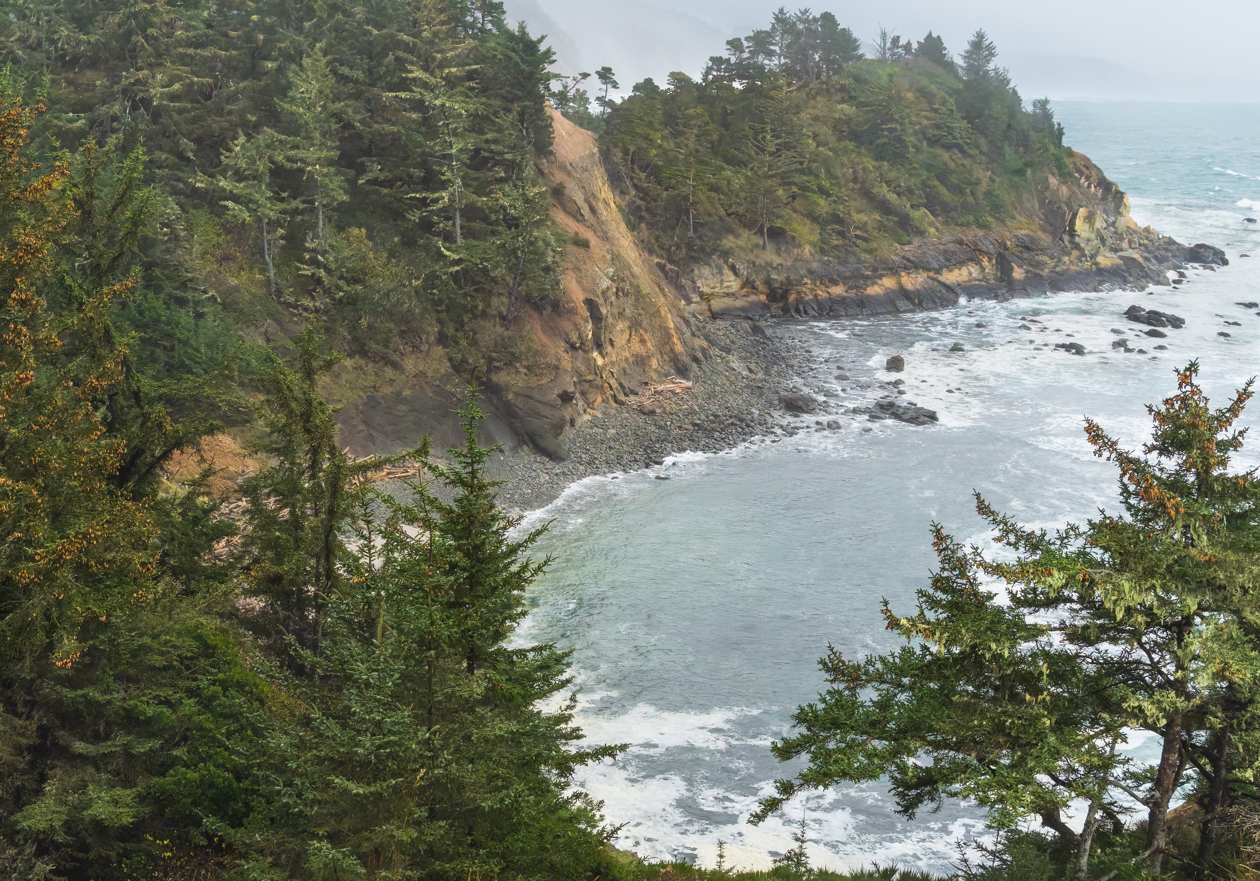 Hazy Cove.  Central Coast, Oregon US
