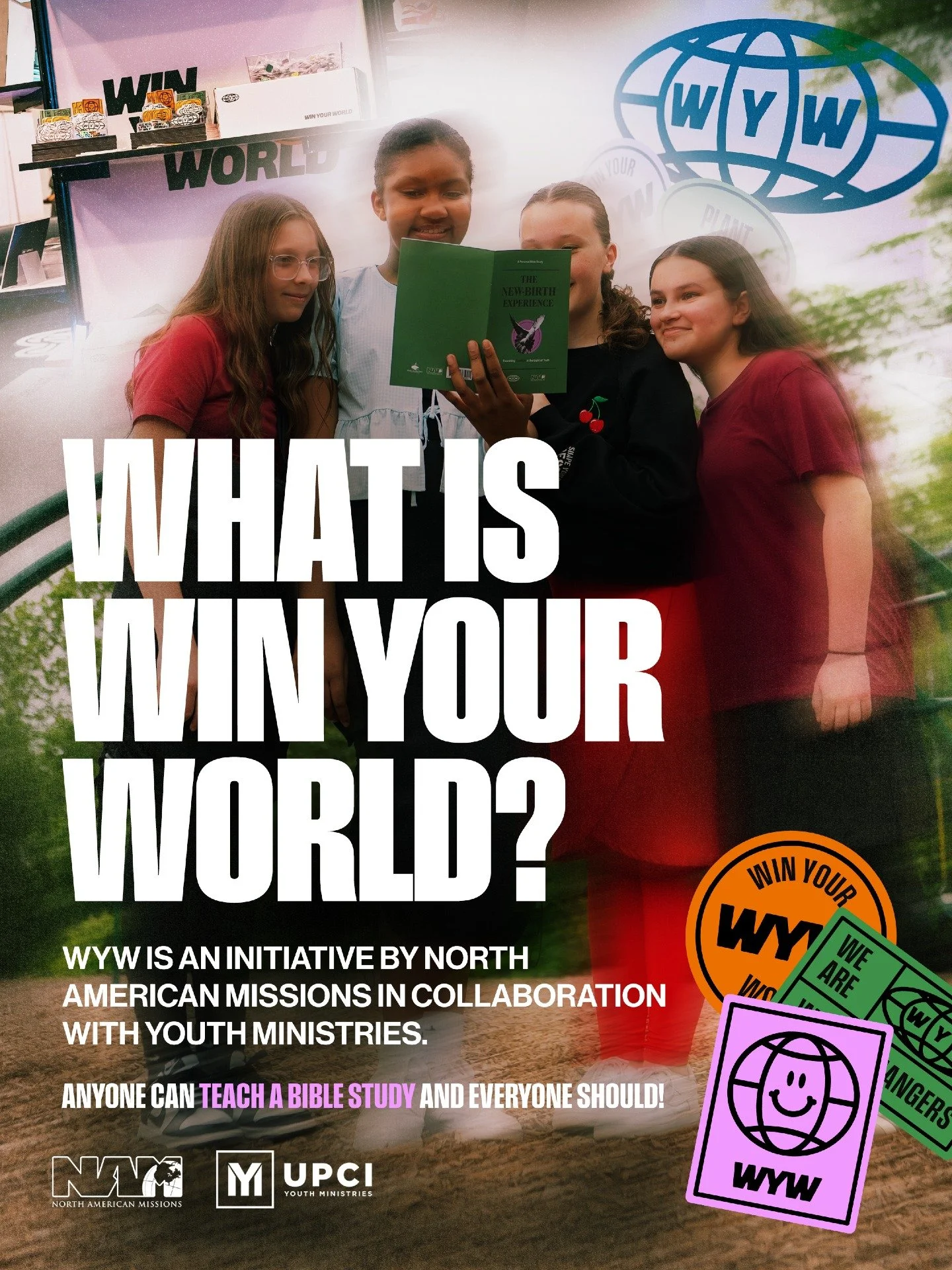 What is WYW?
🌐 Win Your World exists to help every individual with the resources and training to teach a one-on-one bible study.
🔥 God has called you exactly where you are to expand His kingdom.
📖 We believe that anyone can teach a bible study and