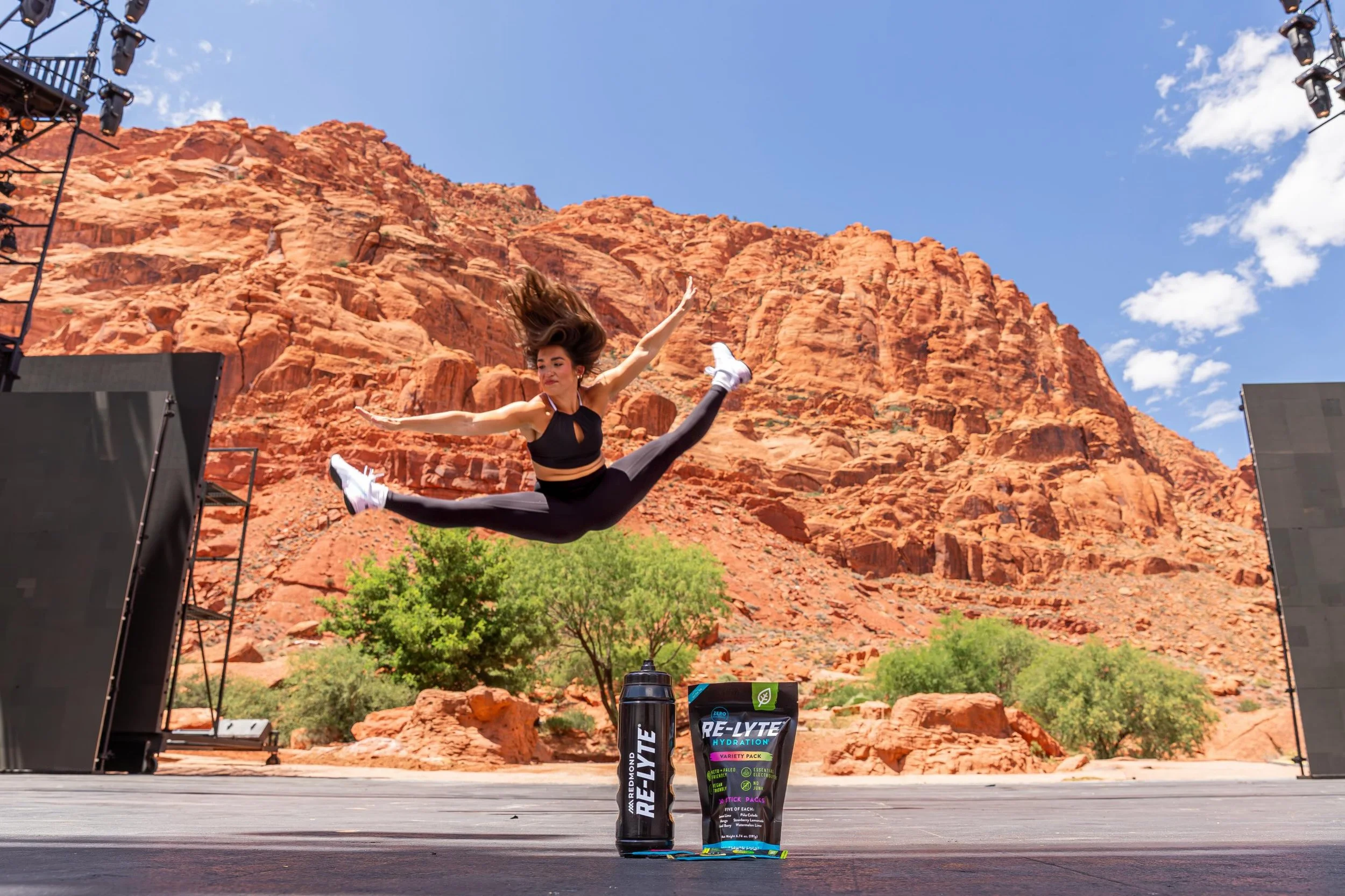 Performing in the desert heat is no joke, especially when you put up 3 musicals in 1 season! Thanks to @redmondrelyte I was able to soar through the grueling rehearsal and tech process here in the canyon. Now that we open 2 shows this weekend, I know