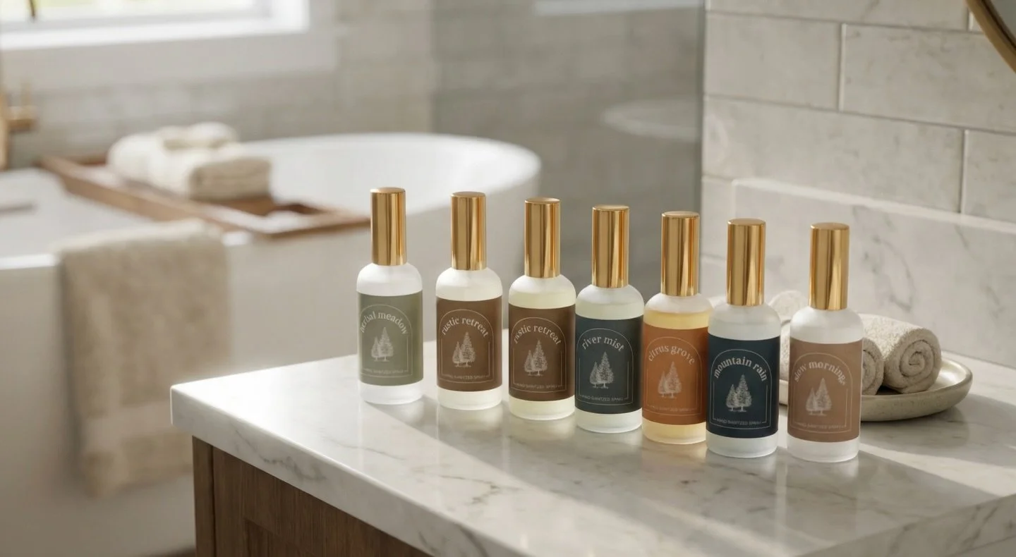 Because nothing says Happy Holidays like smelling amazing and staying germ-free while navigating family chaos and crowded shopping aisles 🤌✨ Our brand new aromatic mists + hand sanitizer sprays are now available on our website and at @castlegarthfar