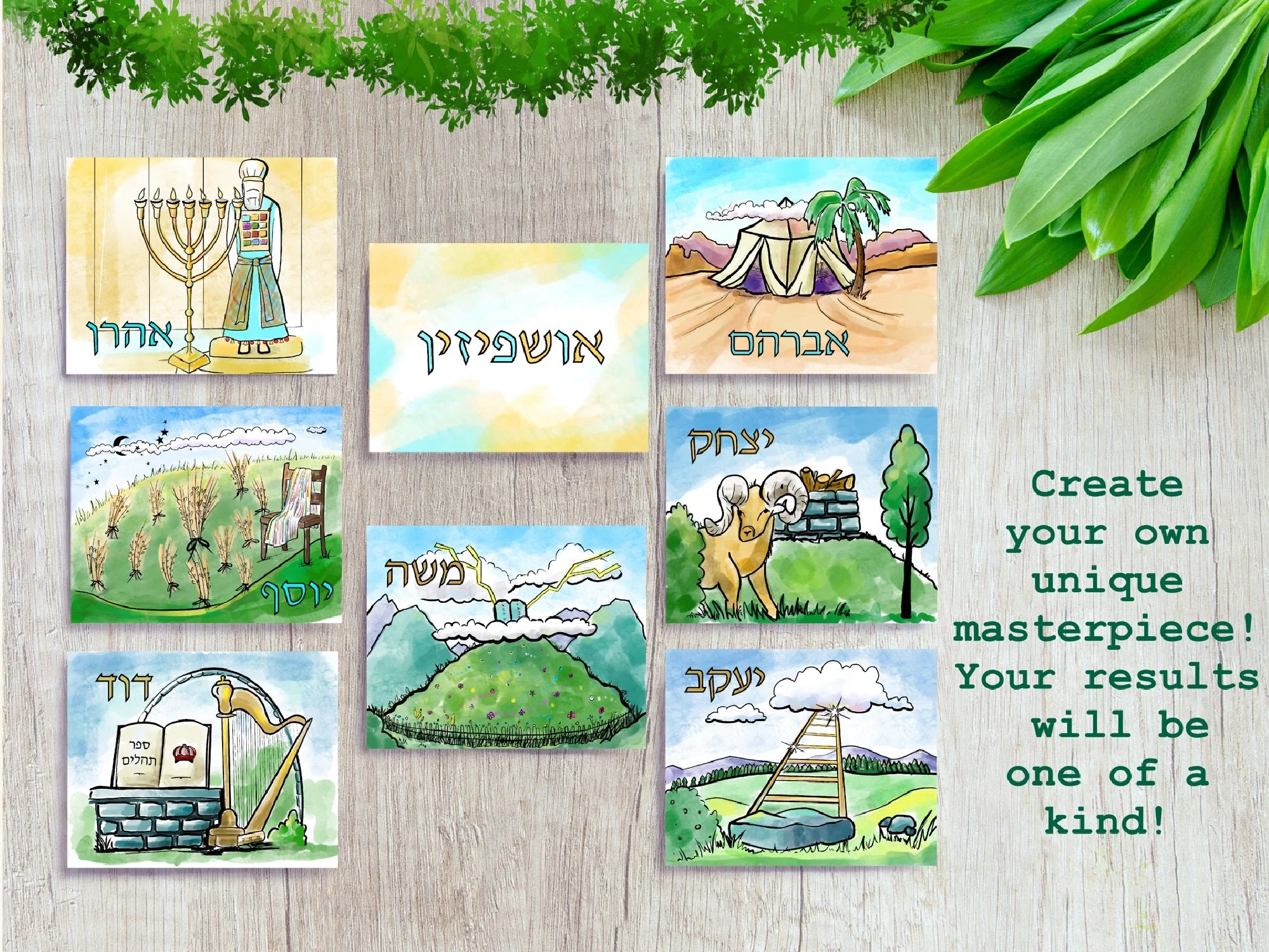 We can print ready to hang. Or order a set of coloring pages for digital download.