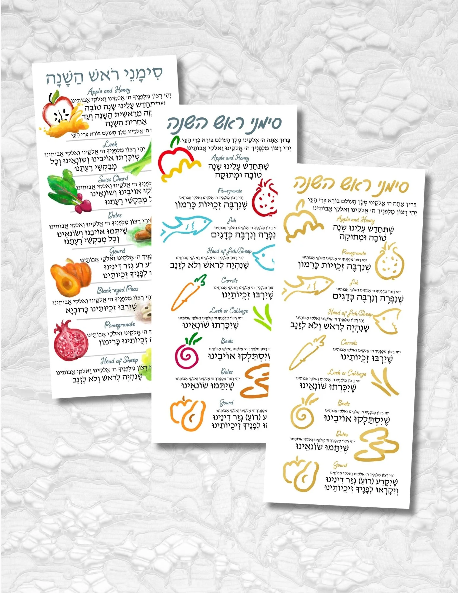 Perfect for your Elul or Rosh Hashanah Simcha.