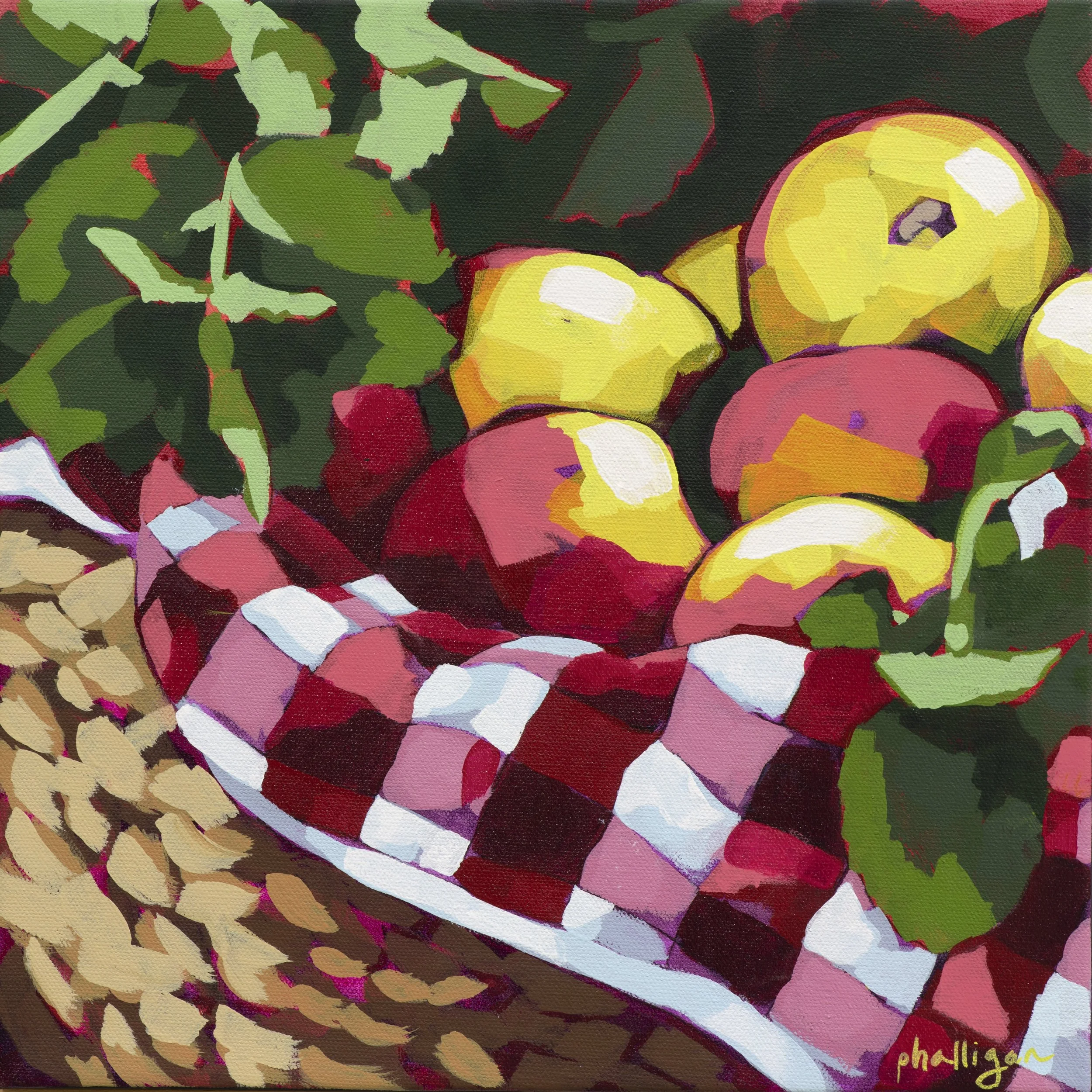 Apples in basket
