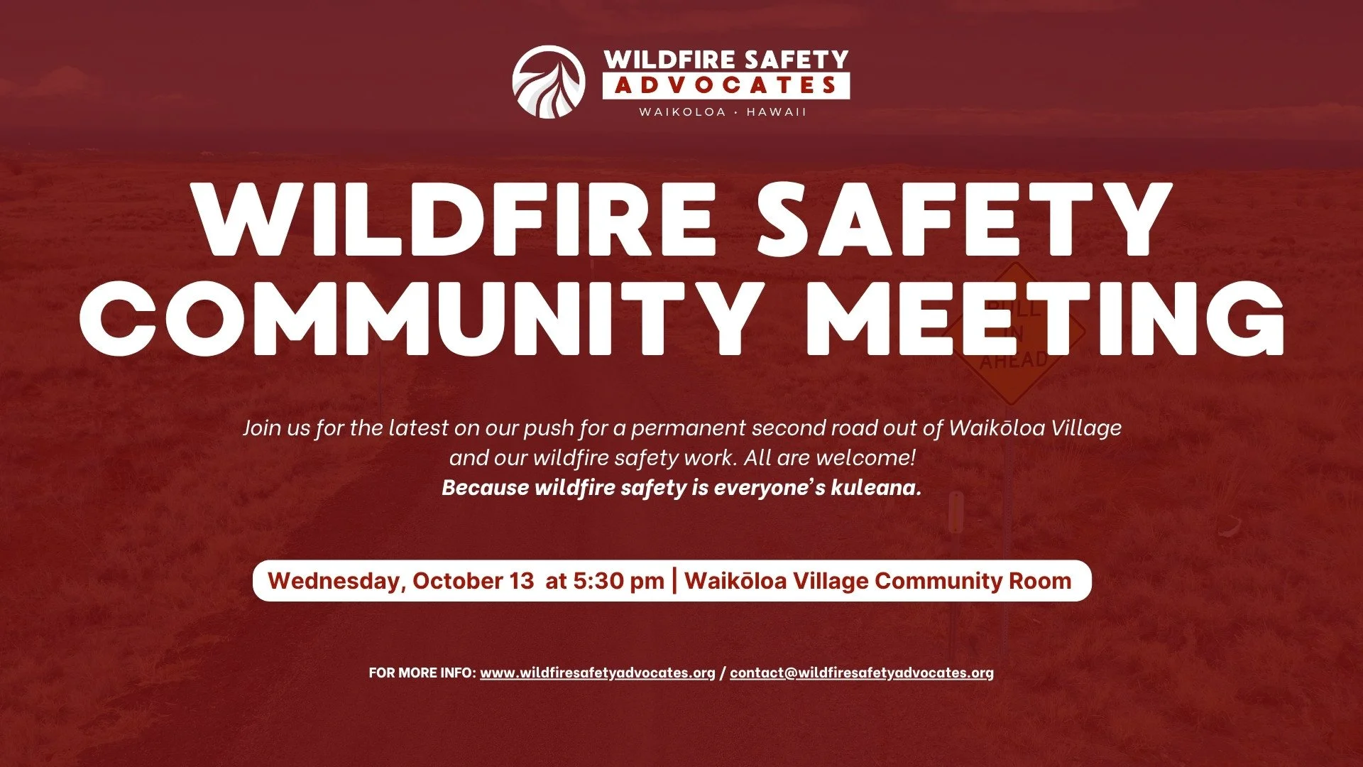 Community Meeting - October 2027