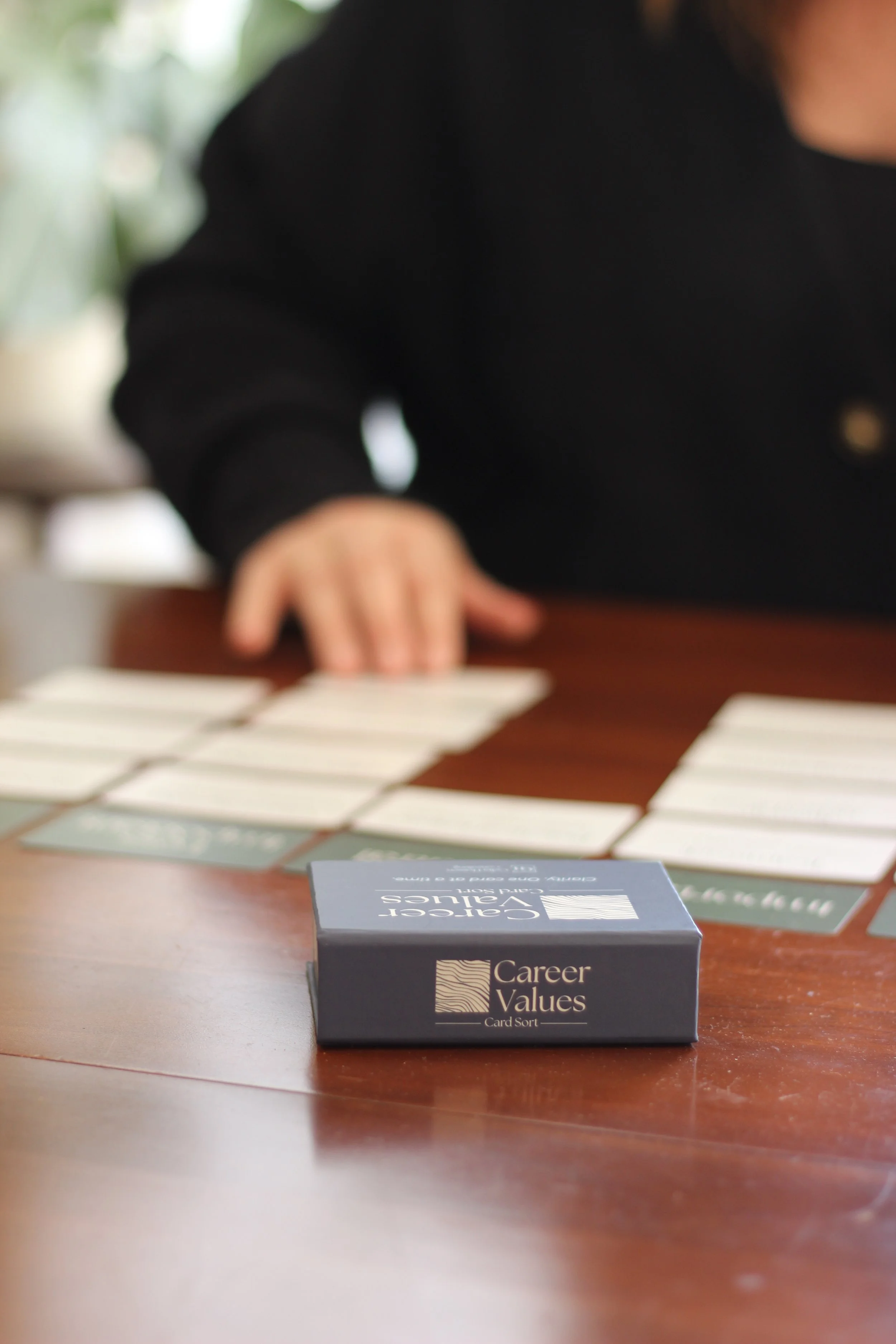 Career Values Card Sorting for individuals
