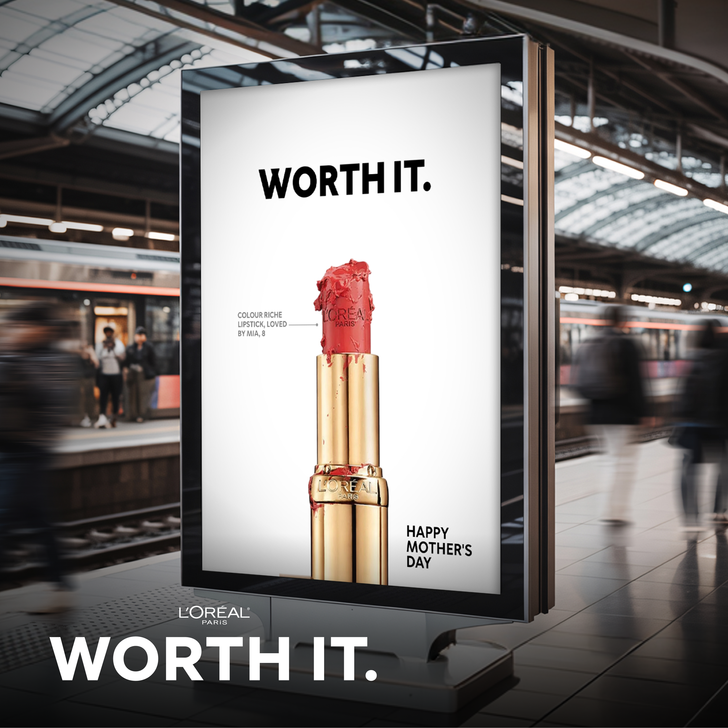 L'Oréal: Worth it.