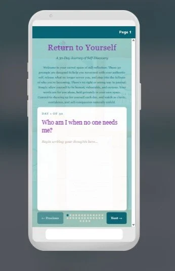 Return to Yourself- 30 Day Journey of Self-discovery