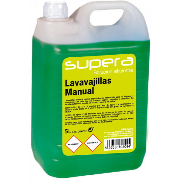 SUPERA Lavavajillas Manual 5 L