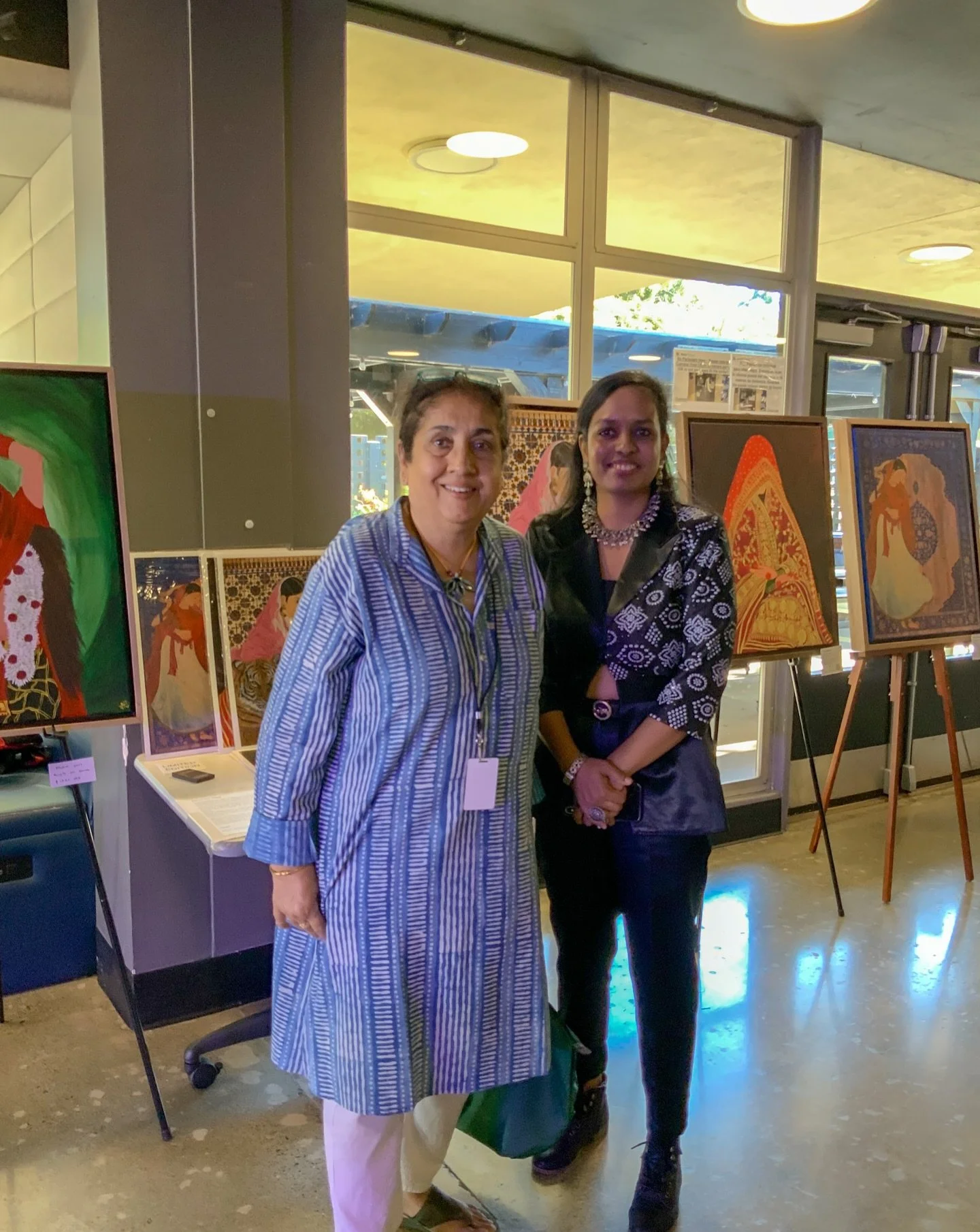 Still basking in the moments of meeting @sandhya_gajjar — her strength, her dedication, and the way she came all the way from another country to make SALA2025 event possible is truly inspiring. 
Grateful to the entire @artforumsf team for brin