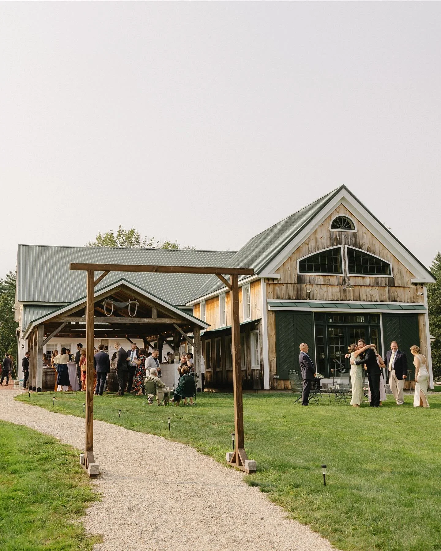 Last summer in New Hampshire 🤍 
The most relaxed day, best Thai food truck &amp; our sweet bride wearing mama&rsquo;s wedding dress as her own. My heart was exploding!!

#newhampshireweddingphotographer #bostonweddingphotographer New Hampshire Weddi