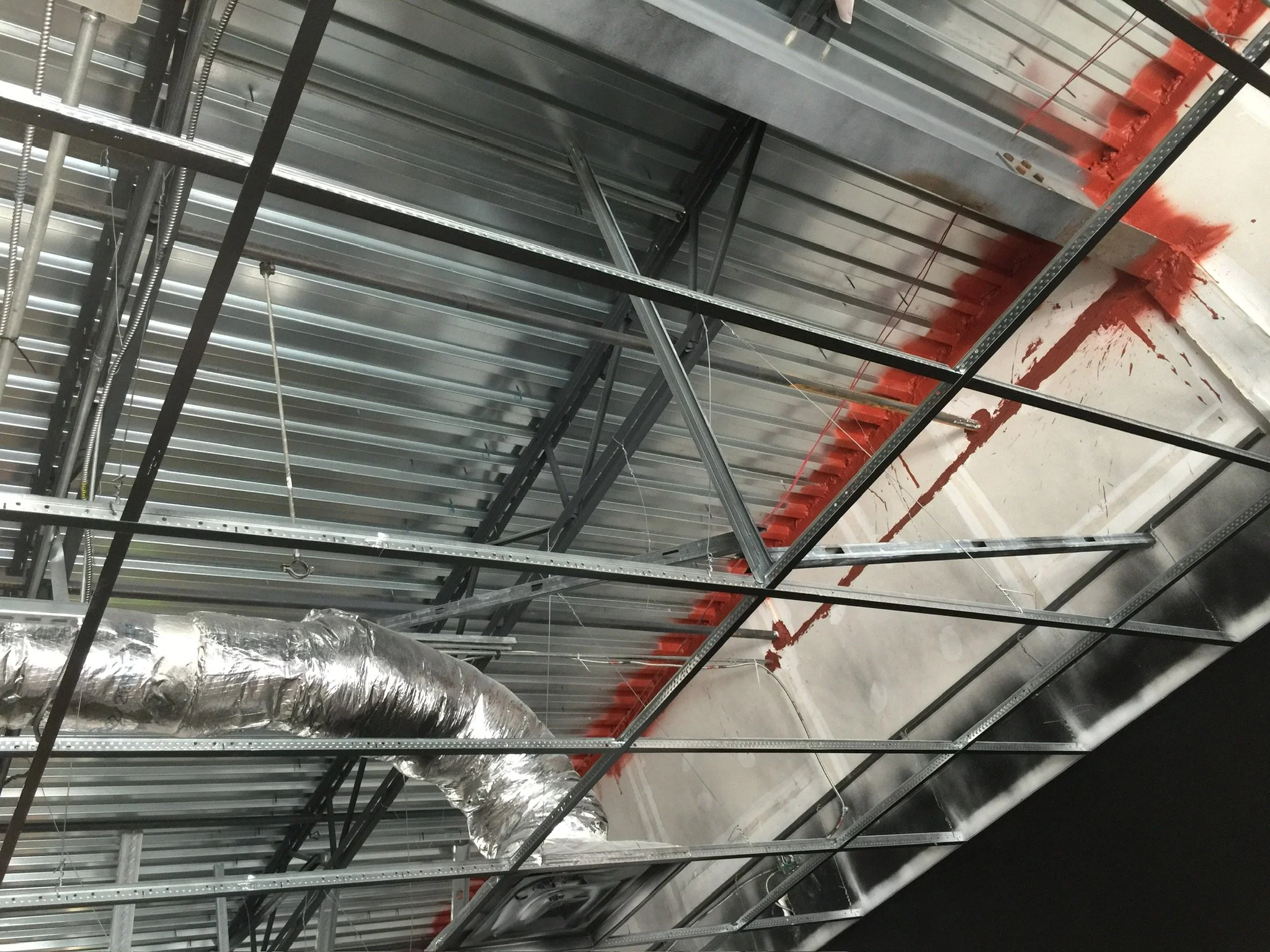 Example of a ceiling grid.