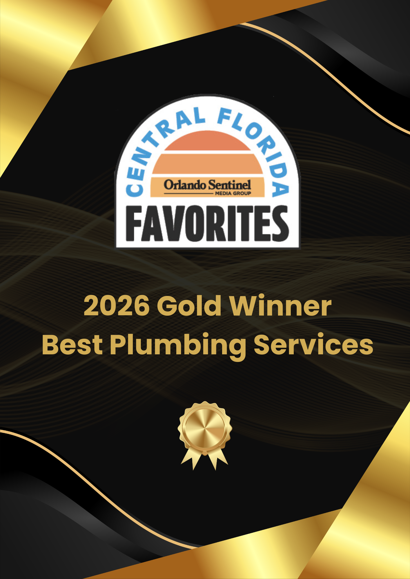 2026 Gold Winner Best Plumbing Services Central Florida Favorites