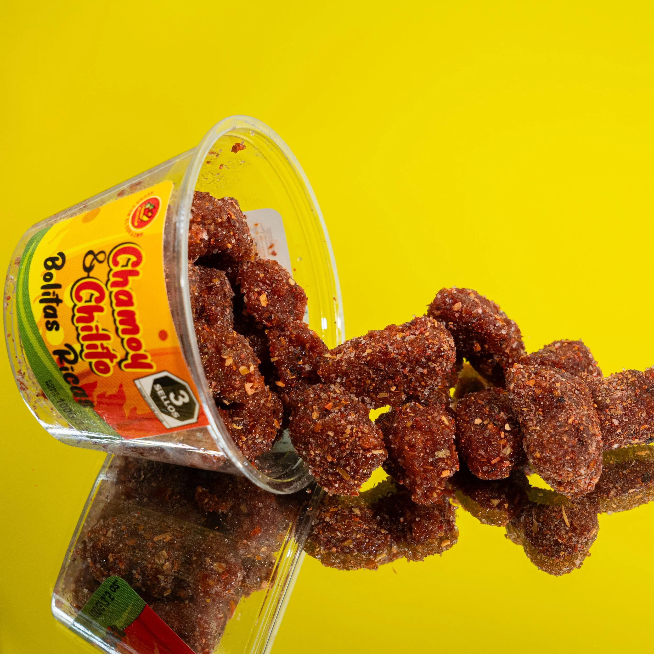 Chamoy & Chilito Bolitas Ricas 100gr (6 piezas)