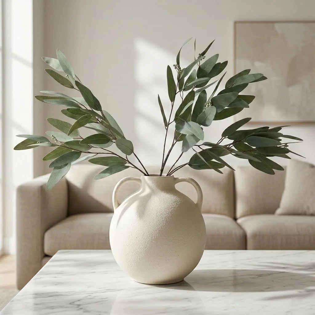 Faux Eucalyptus Stems