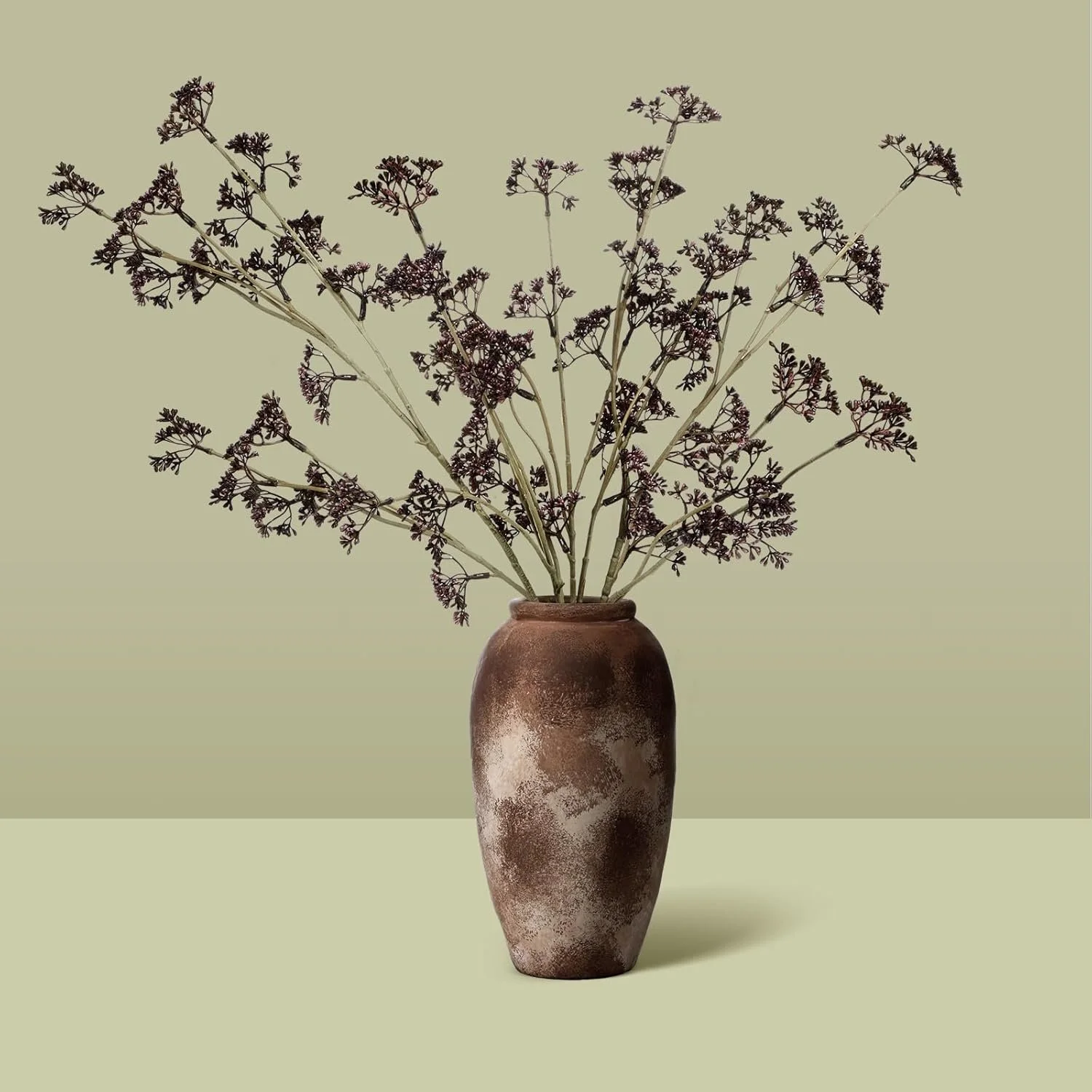 Faux Plum Berry Stems