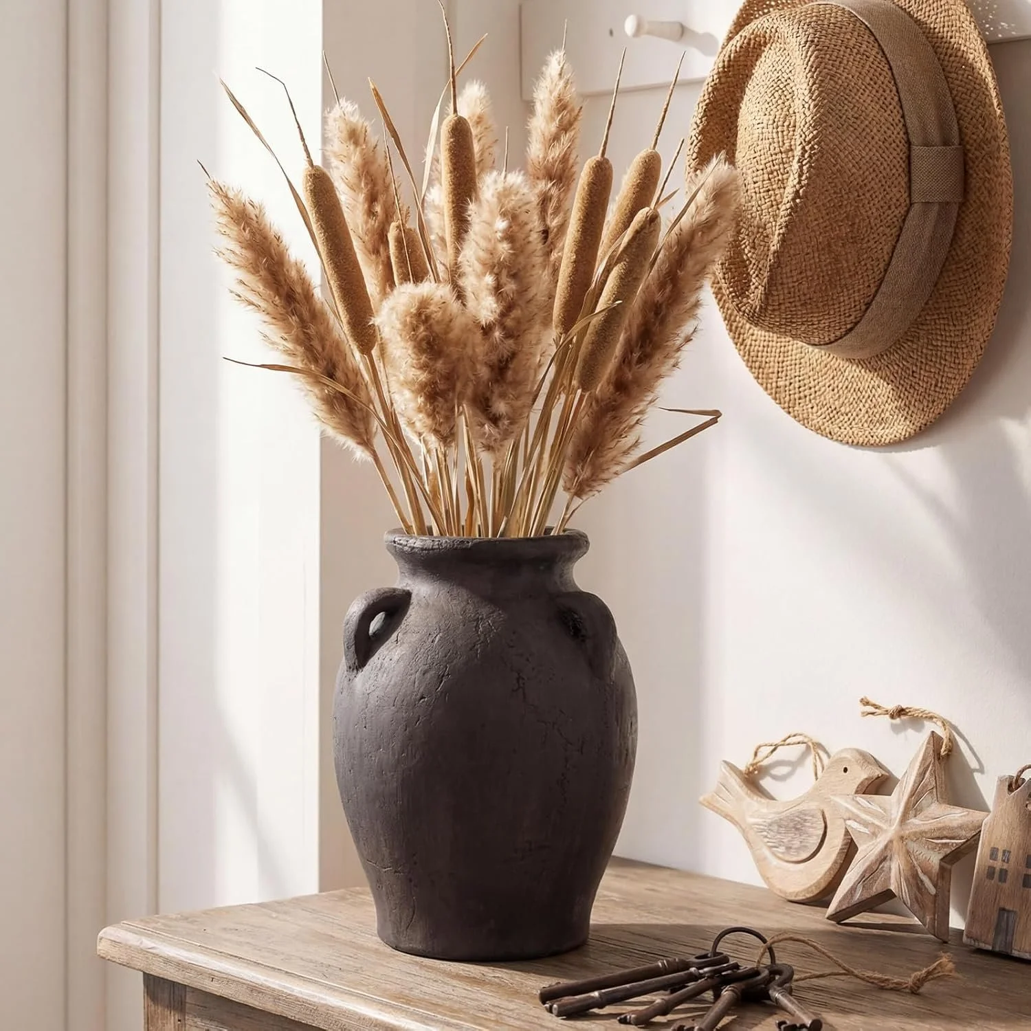 9.5in Terra Cota Vase