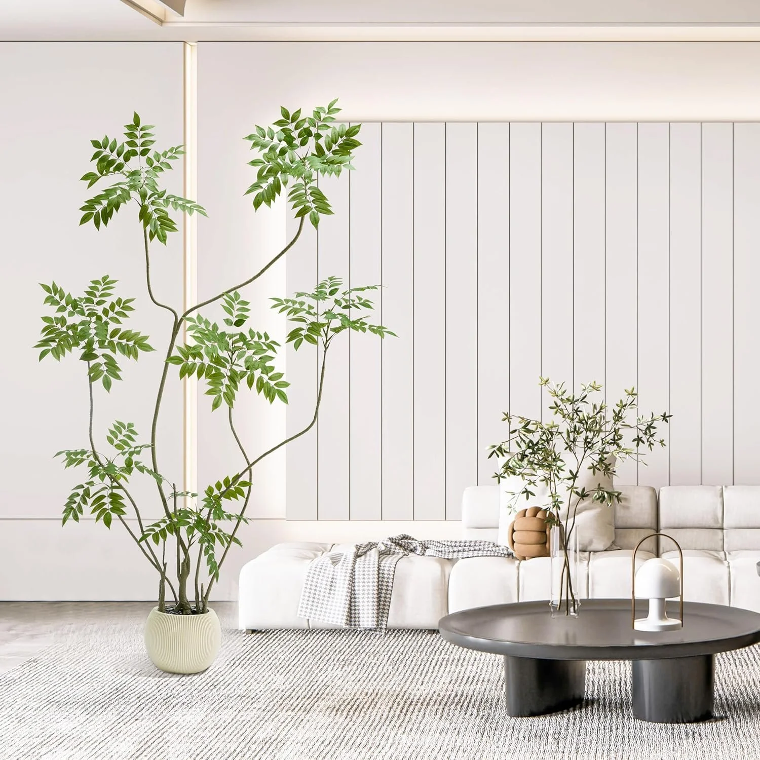 Faux Mahonia Tree (6ft)