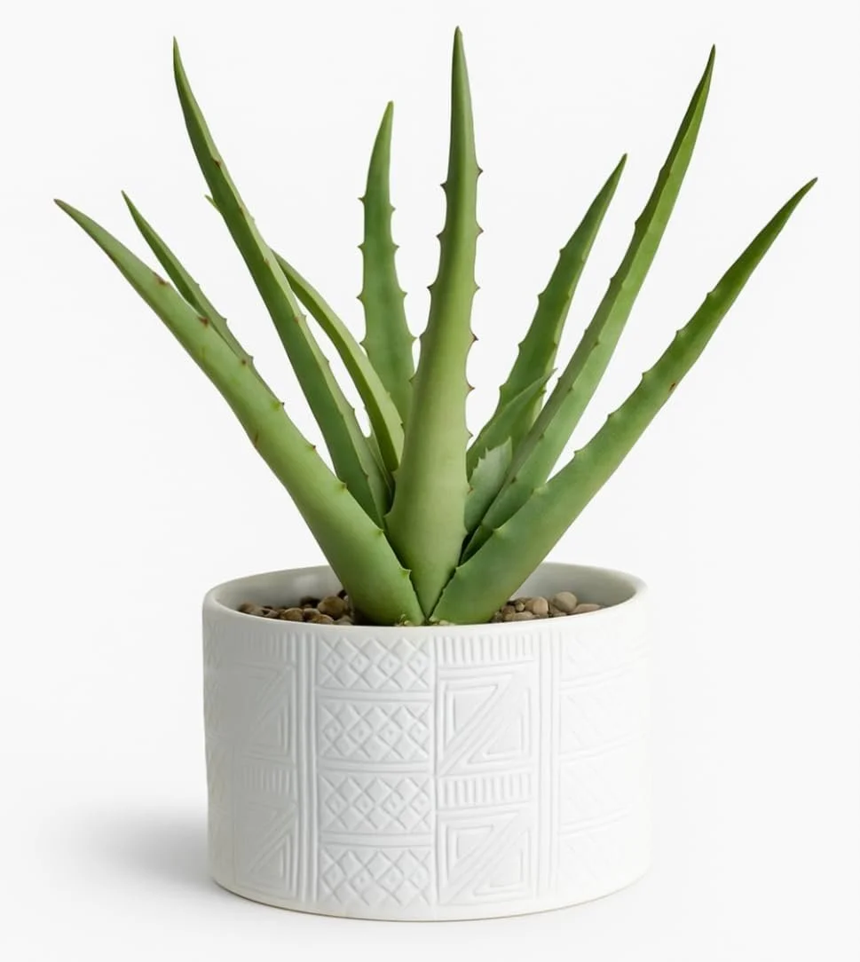 10in Faux Aloe