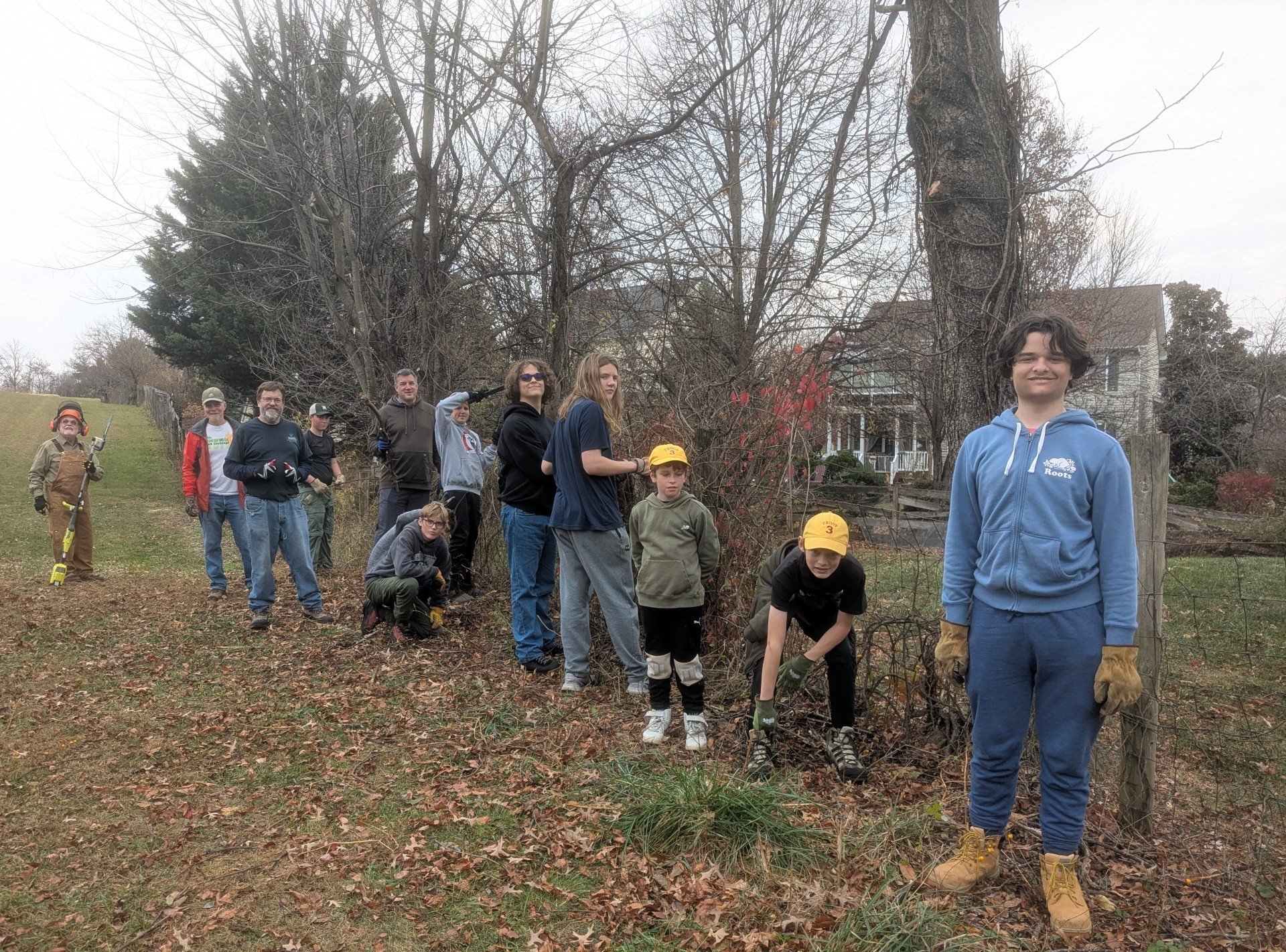 KBA Holds Battlefield Work Day With Scouts