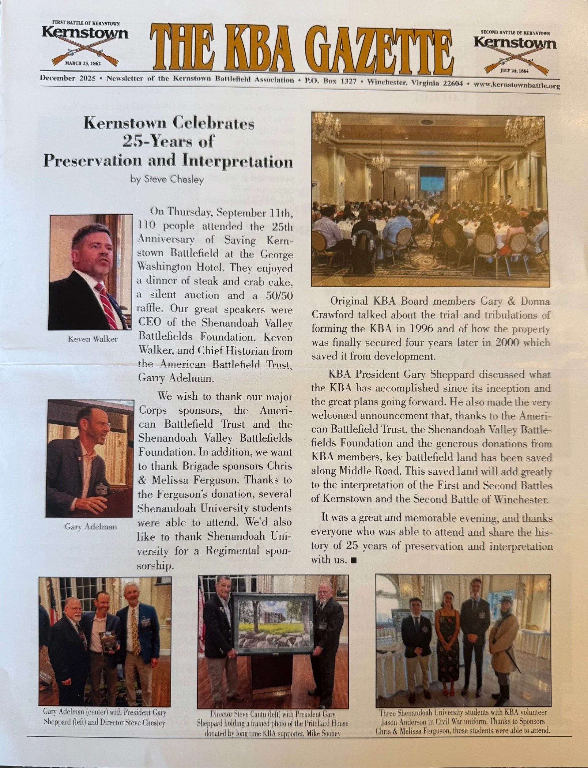 The KBA Gazette Newsletter-Dec. 2025 Issue