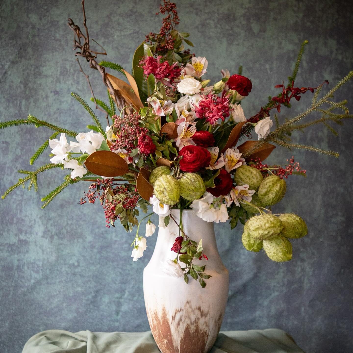 Merry Christmas!

My hope for you tonight is simple:
that you&rsquo;re gathering your people &mdash;
pulling them in close,
making room at the table,
holding what you can before the moment passes.

The way I gathered these flowers.
Not perfect.
Not q