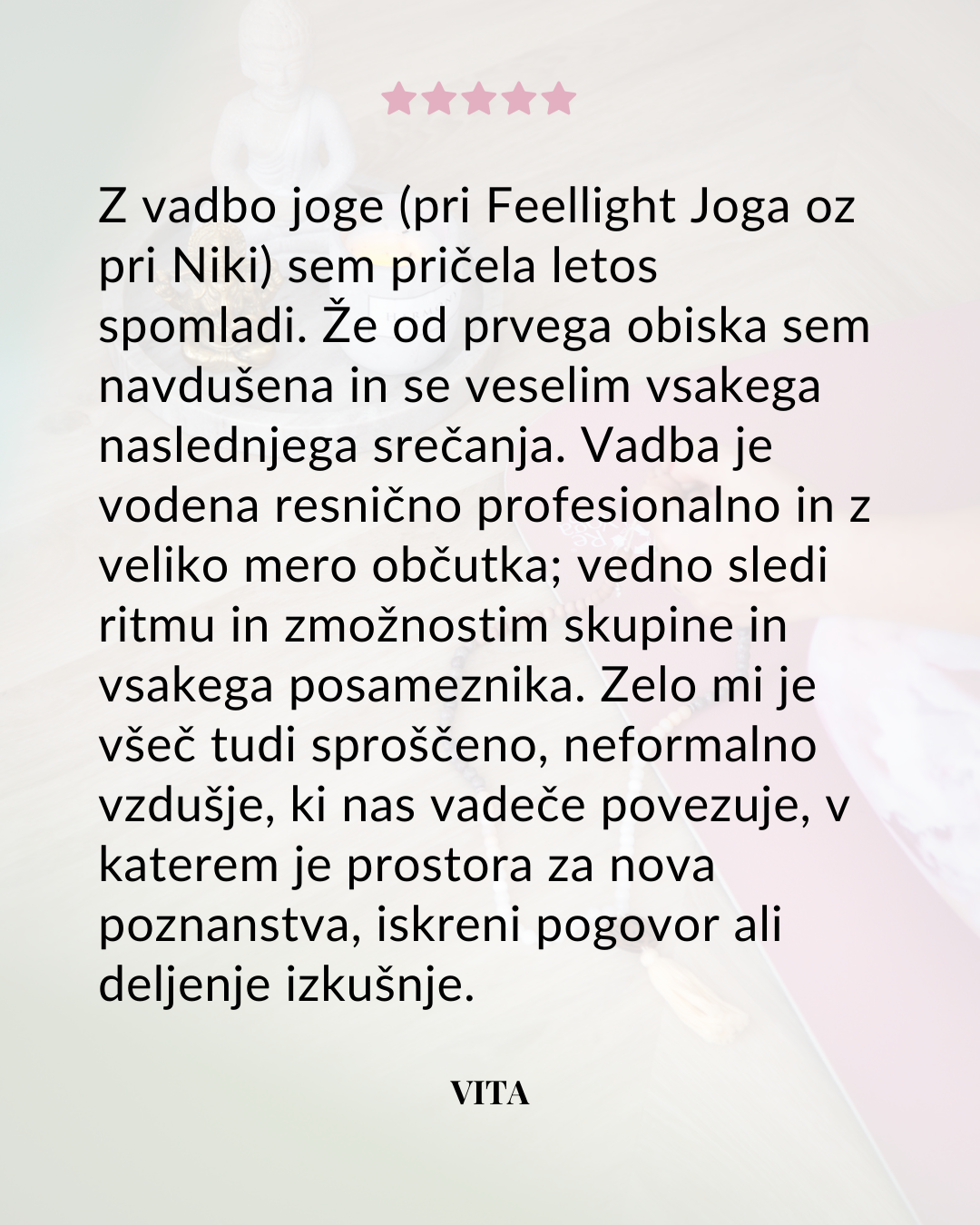 Sproščeno vzdušje