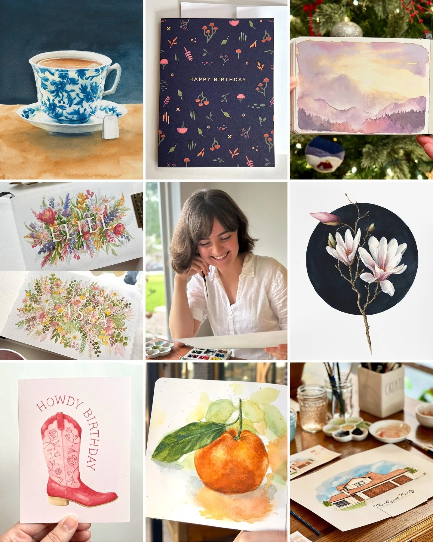 Art vs Artist 2025! This year was a mix of commissions, personal pieces, and new designs for my shop. Here are a few of my favorites! Thanks for following along for all of it! Looking forward to a lot more in 2026 🎉

#patiencecreative #watercolorart