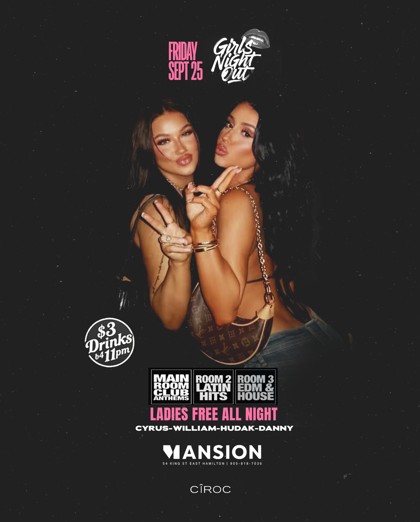 GIRLS NIGHT OUT  FRIDAYS 